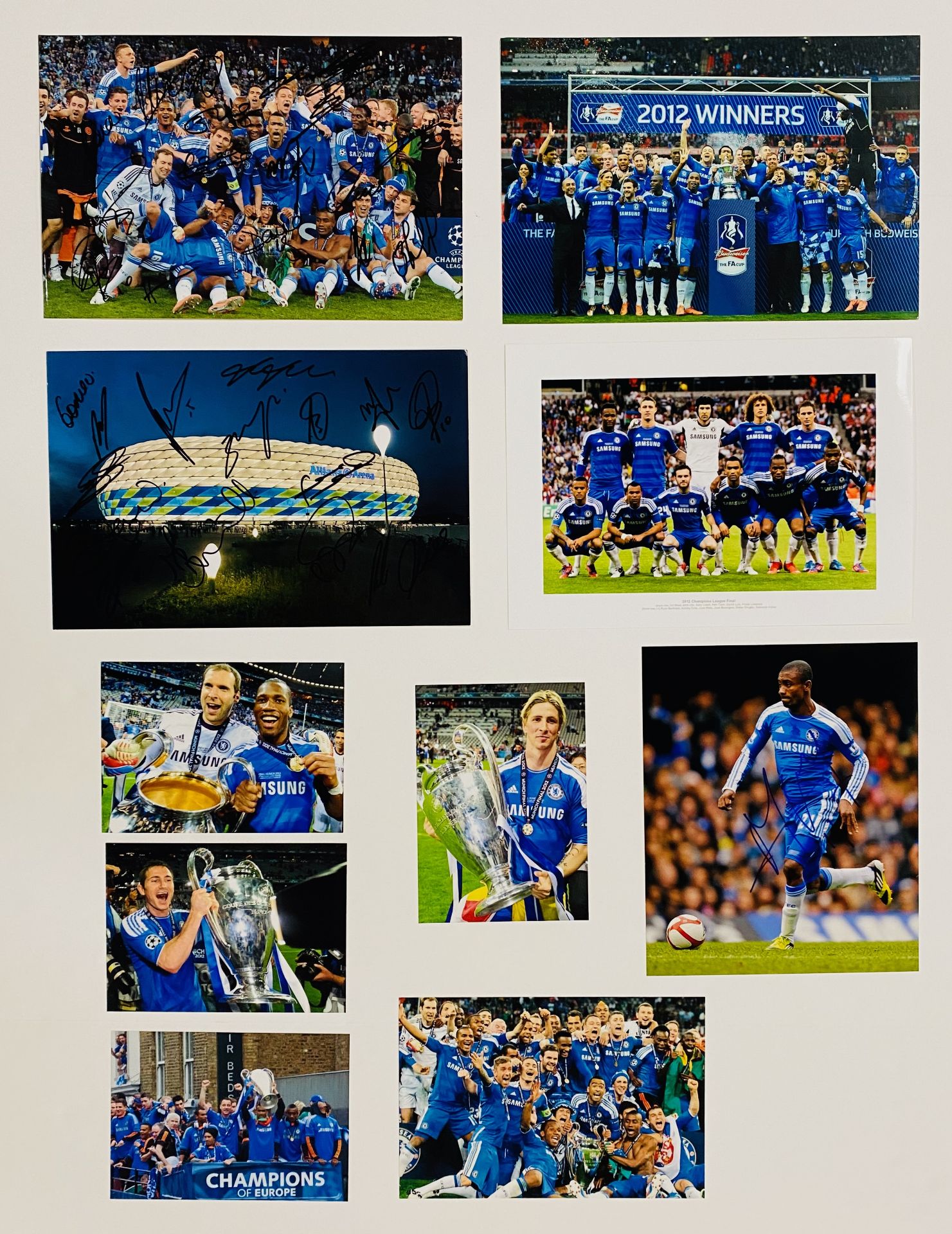 Chelsea 2011/12 Champions League winners signed jersey - Image 3 of 3