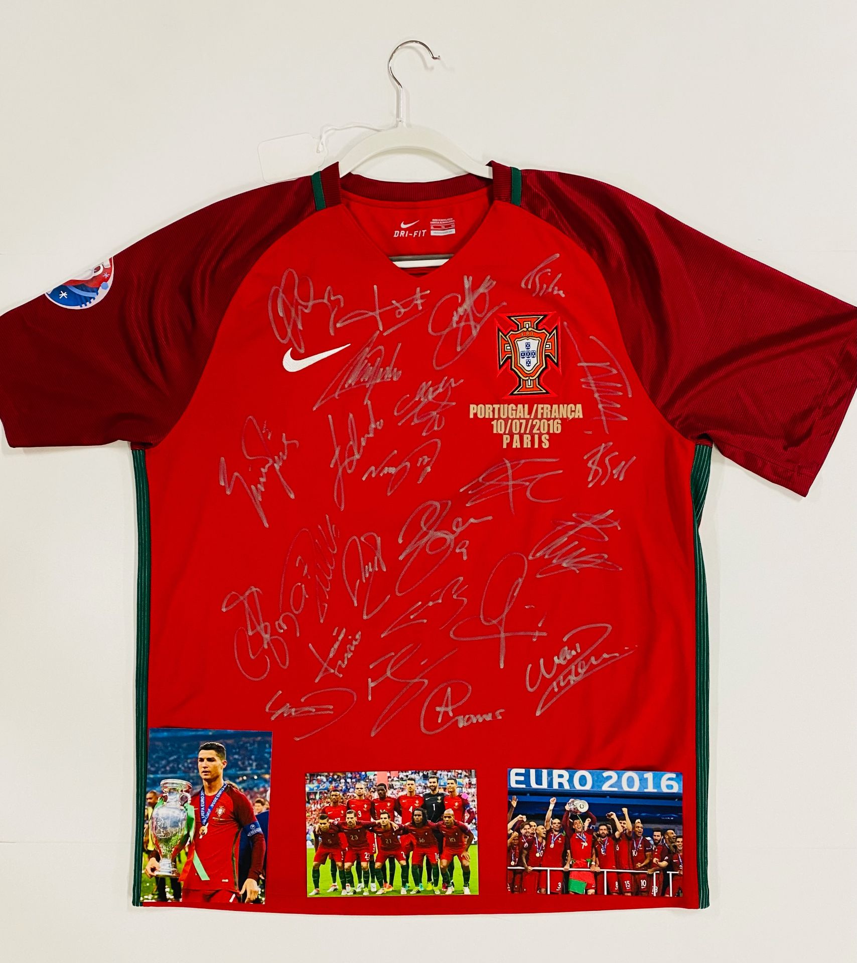 Portugal Euro 2016 winners signed jersey