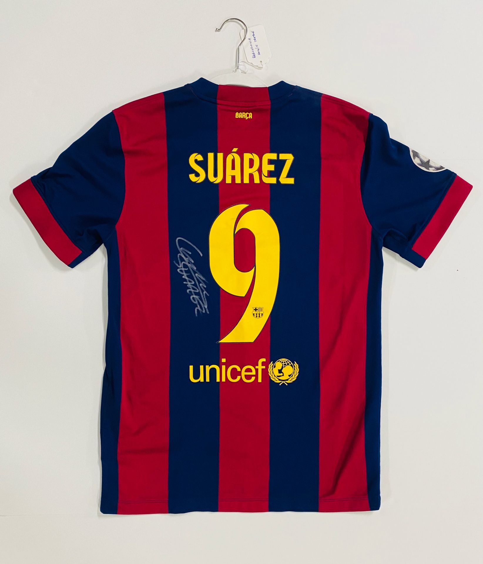 Barcelona 2014/2015 treble winners signed jersey - Image 2 of 3