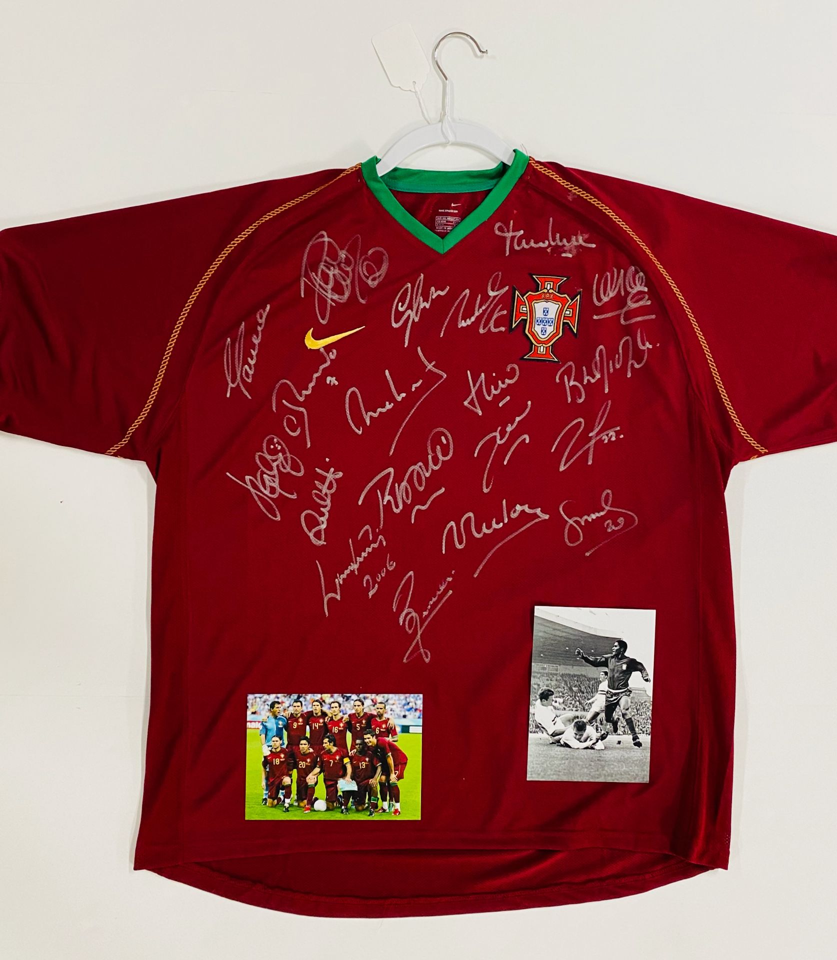 Portugal 2006 World Cup signed jersey