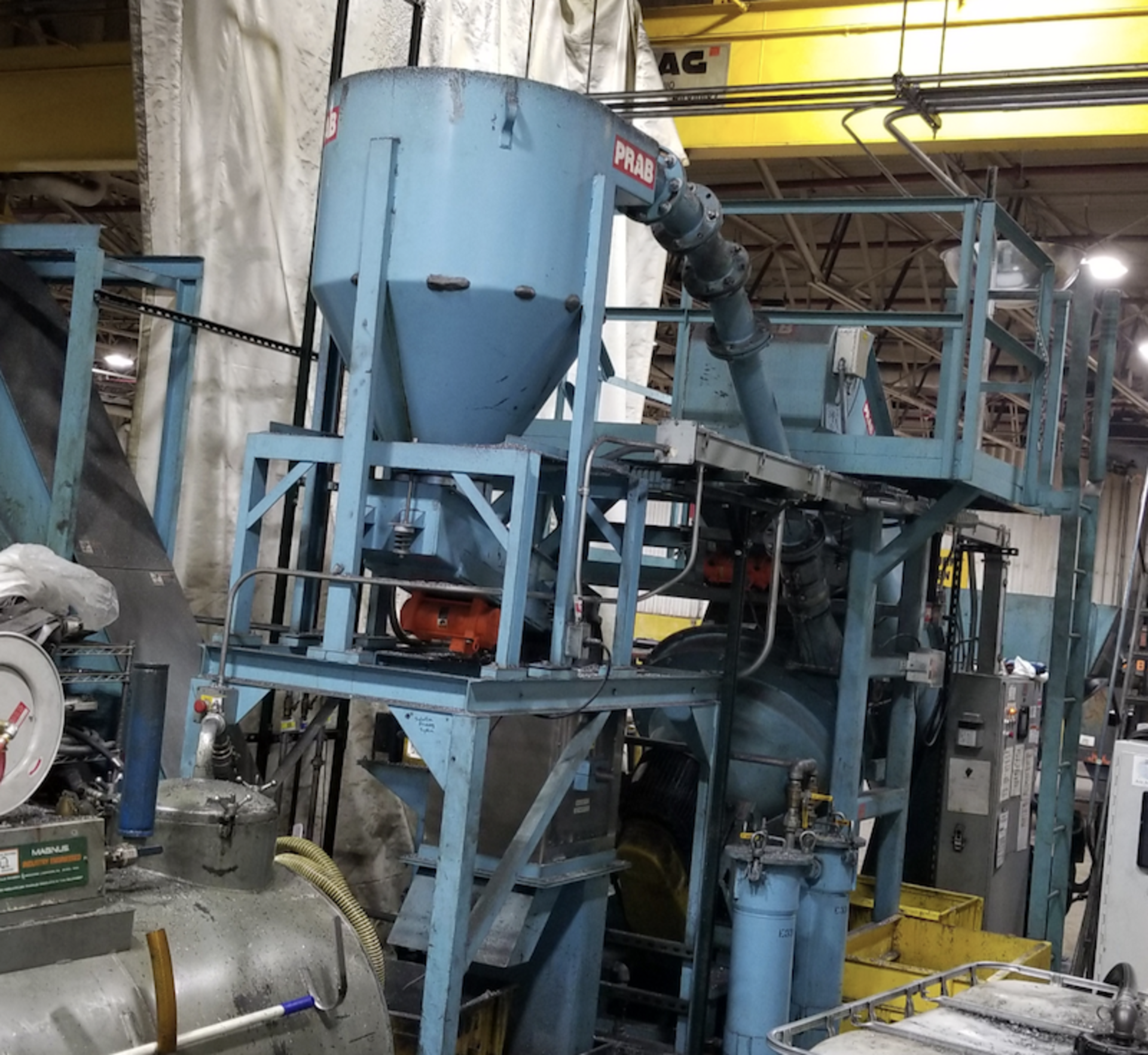 (Located in Zion, IL) Prab Used Chip Wringing System, Capacity approx 400lbs/hr of Aluminum Chips - Image 3 of 4