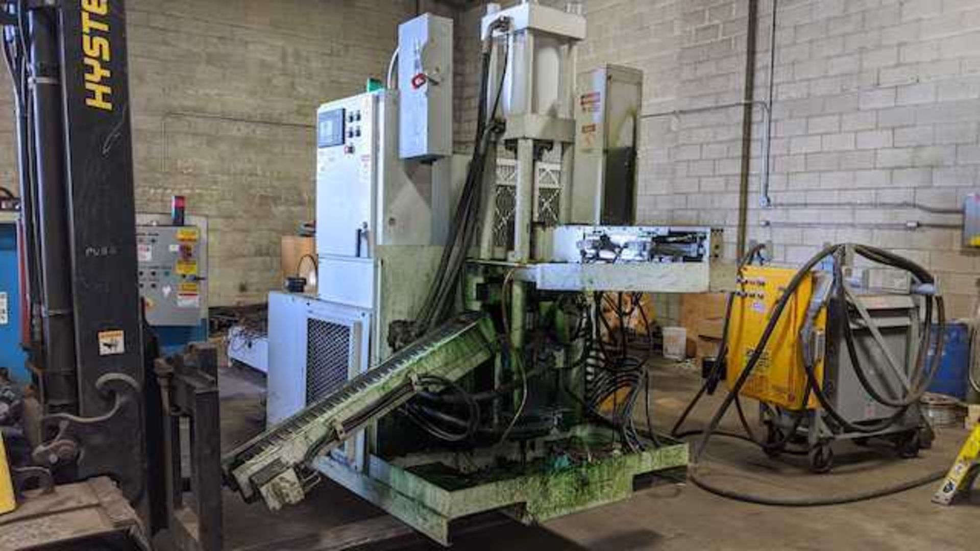 (Located in Zion, IL) MCT 50 Used Puckmaster Briquetter, Panelview 550 Control