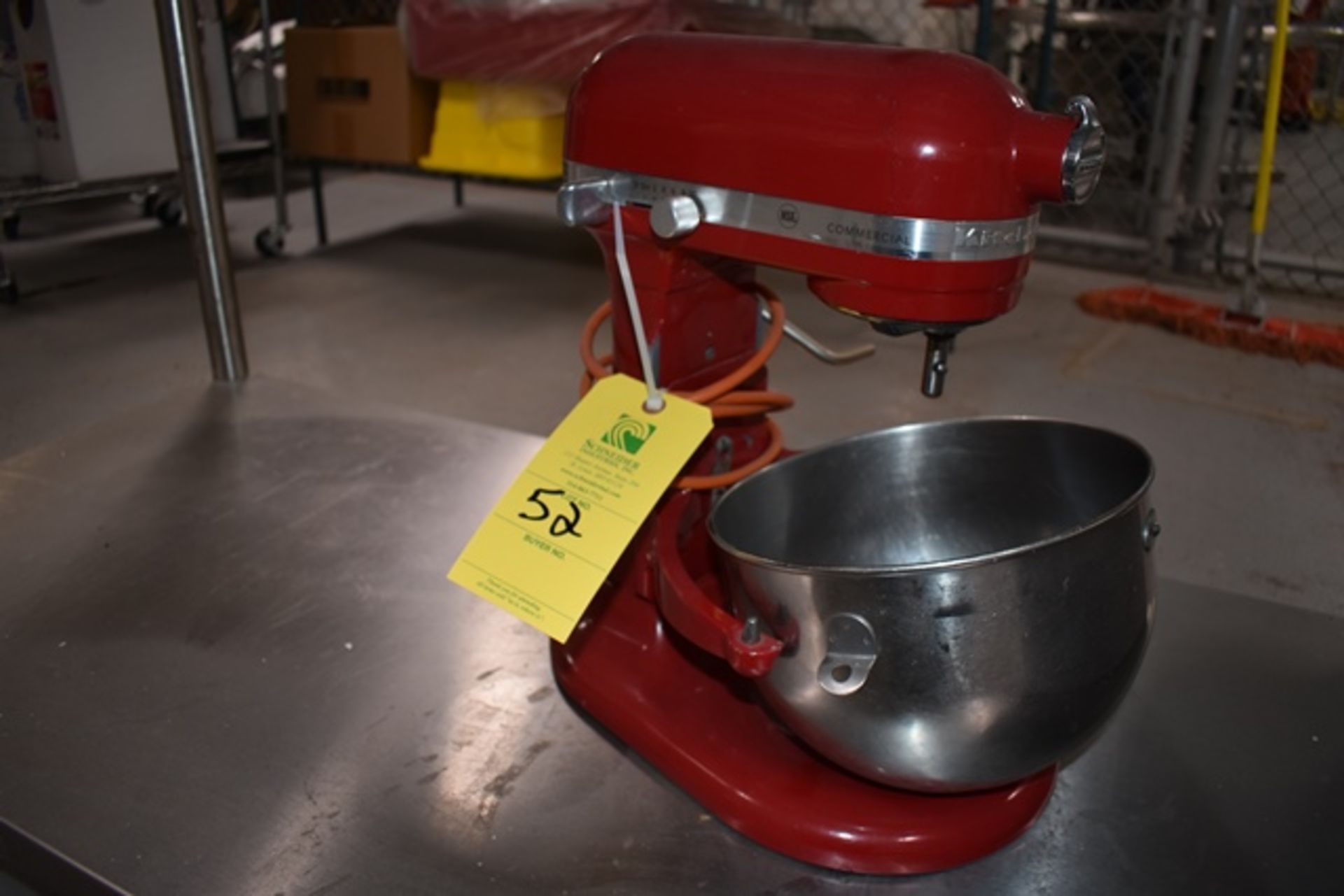 Kitchen Aid Commercial Mixer, Rated 76 Quart
