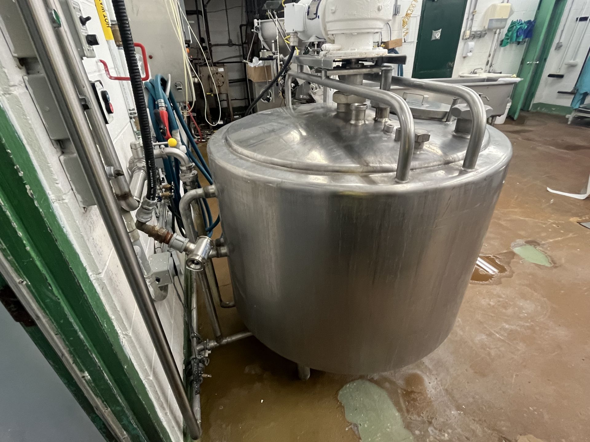 600L DeLaval Jacketed Tank with agitation - Image 6 of 19