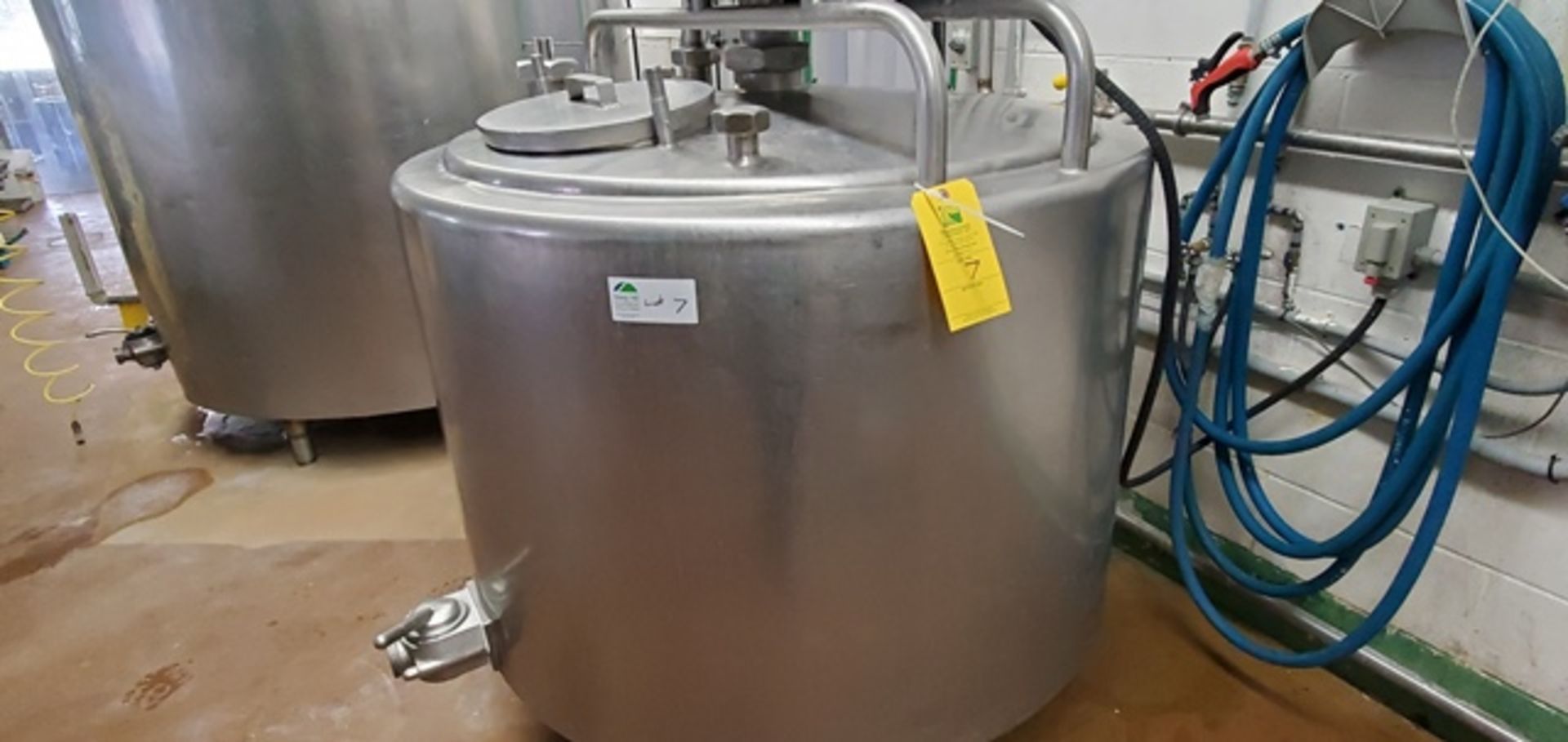 600L DeLaval Jacketed Tank with agitation