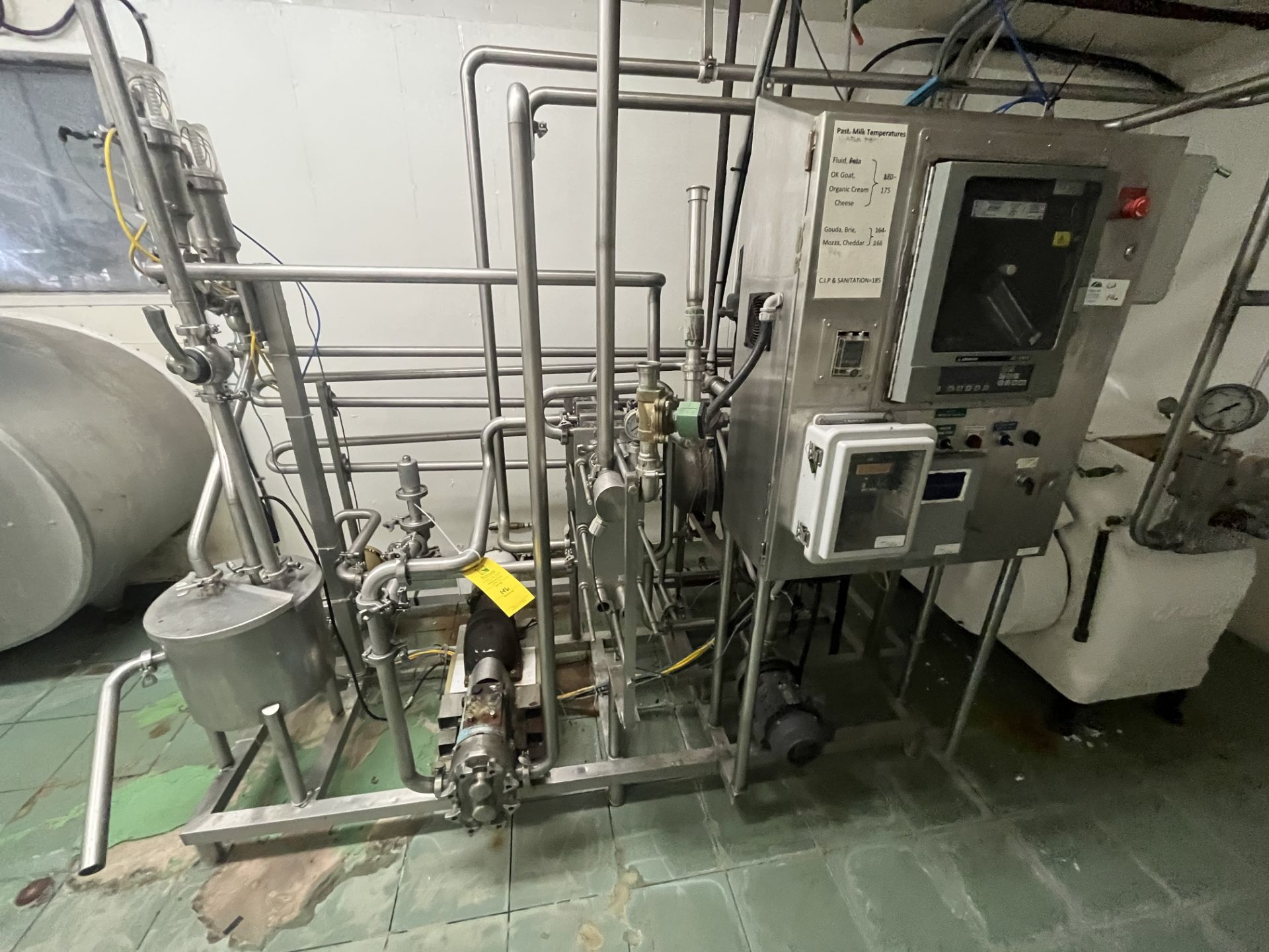 HTST Pasteurizer, custom built, ran at 1300L/hr capacity, last calibrated Nov. 2022 - Image 5 of 18