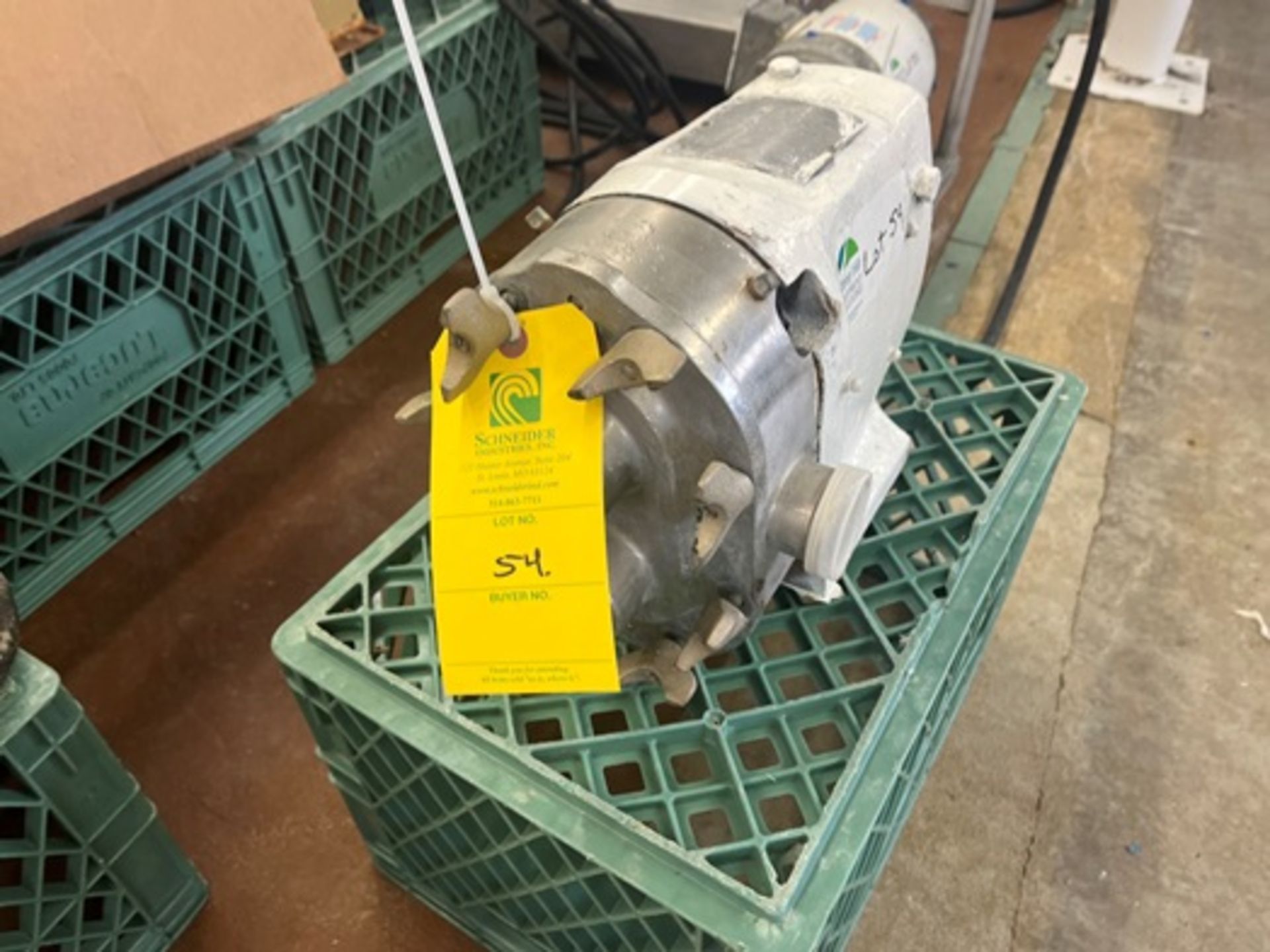 Waukesha Size 30 Positive Displacement Pump, 1.5" in and out, Serial 1289 SS, no motor - Image 5 of 9