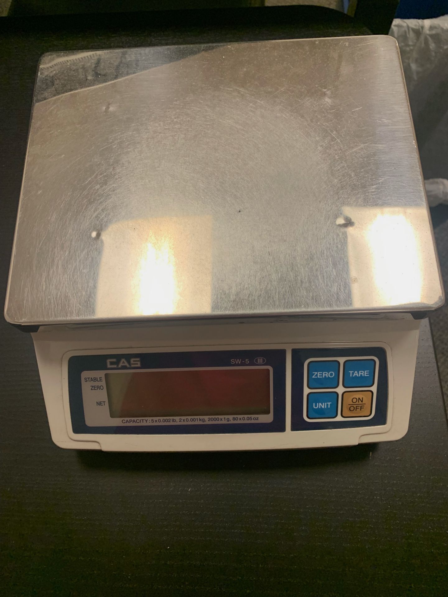 (Located in Denver, CO) CAS Scale, Model# SW-1D, Serial# SW0600517