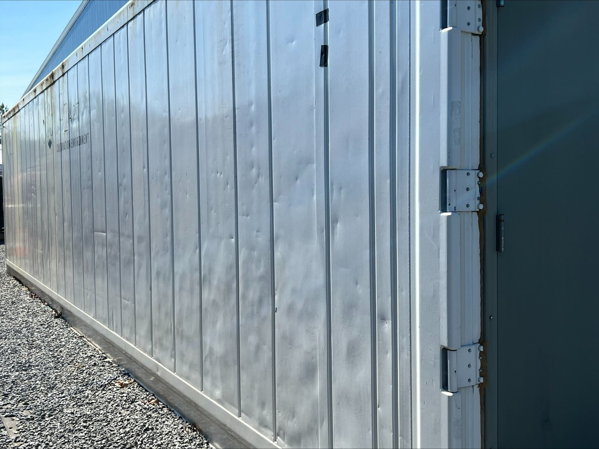 (Located in Waterfall, PA) 40 ft High Cube Insulated Food Grade Grow Container, Outside Dims 40' X - Image 3 of 10