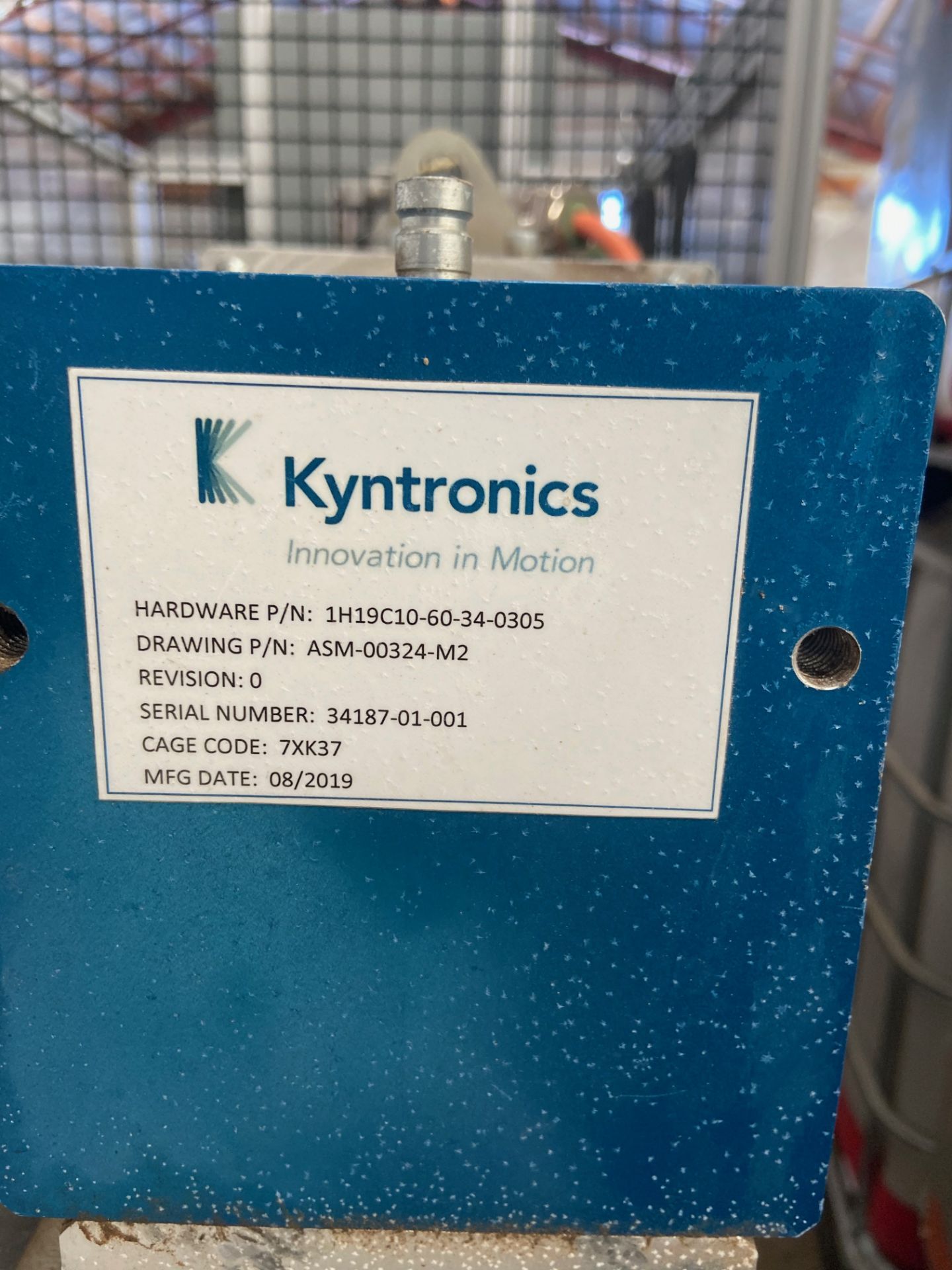 (Located in Conifer, CO) Kyntronics Hydraulic Actuator Press, Serial# 34187-01-001, Year 2019 - Image 6 of 7
