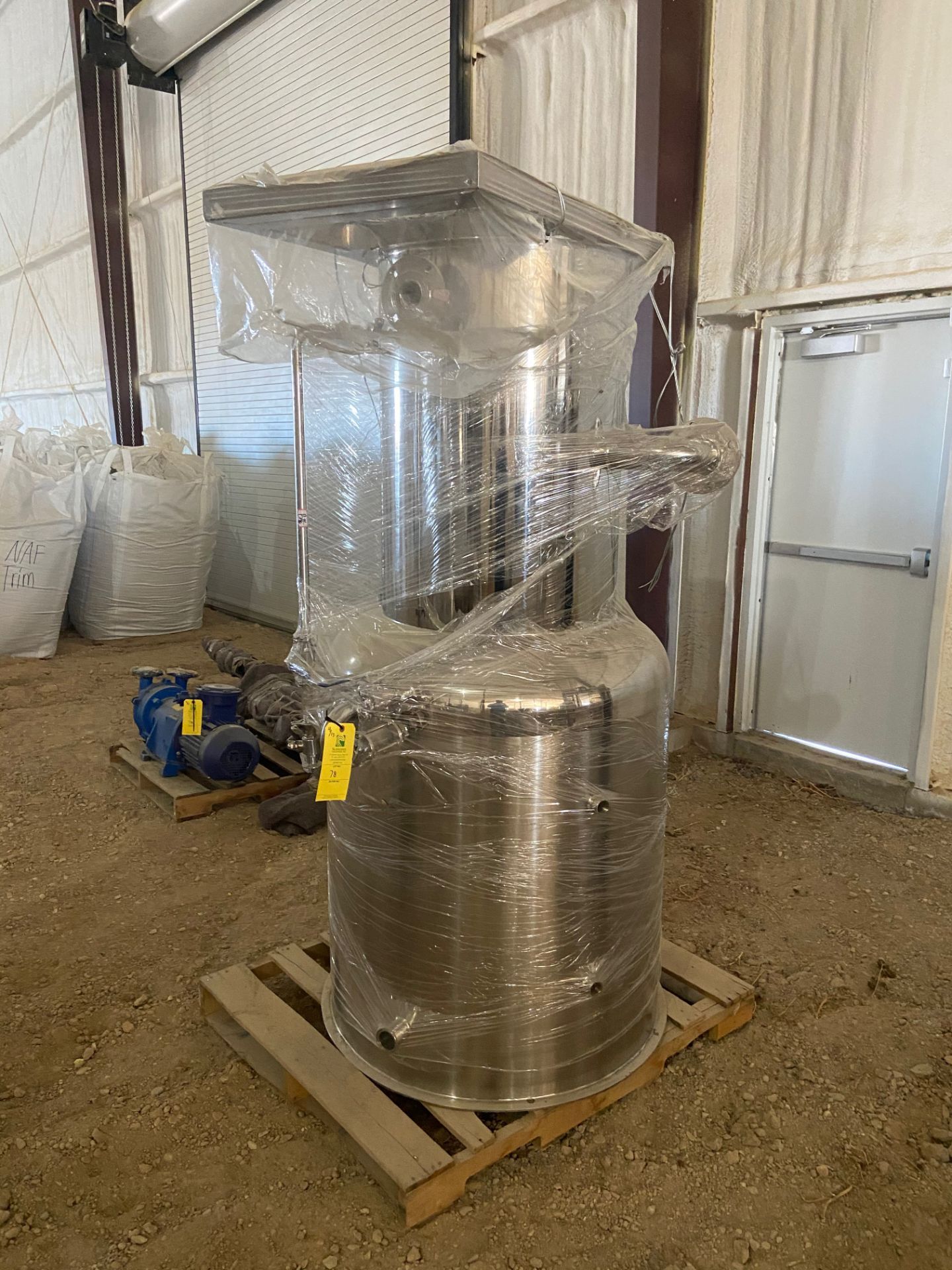 (Located in McClave, CO) NEW Sciphy Systems Falling Film Evaporator, 350 kg/hr Falling Film