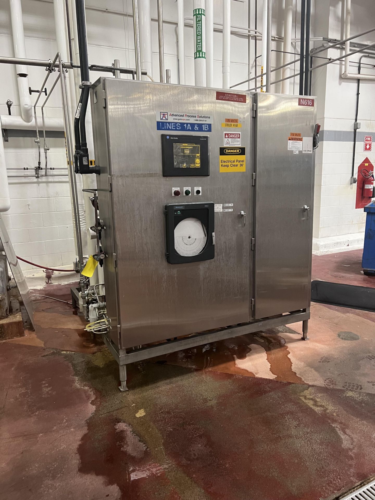 Advanced Process Solutions 125 ml Thermal Processing Skid, Rigging/Loading Fee: $2800