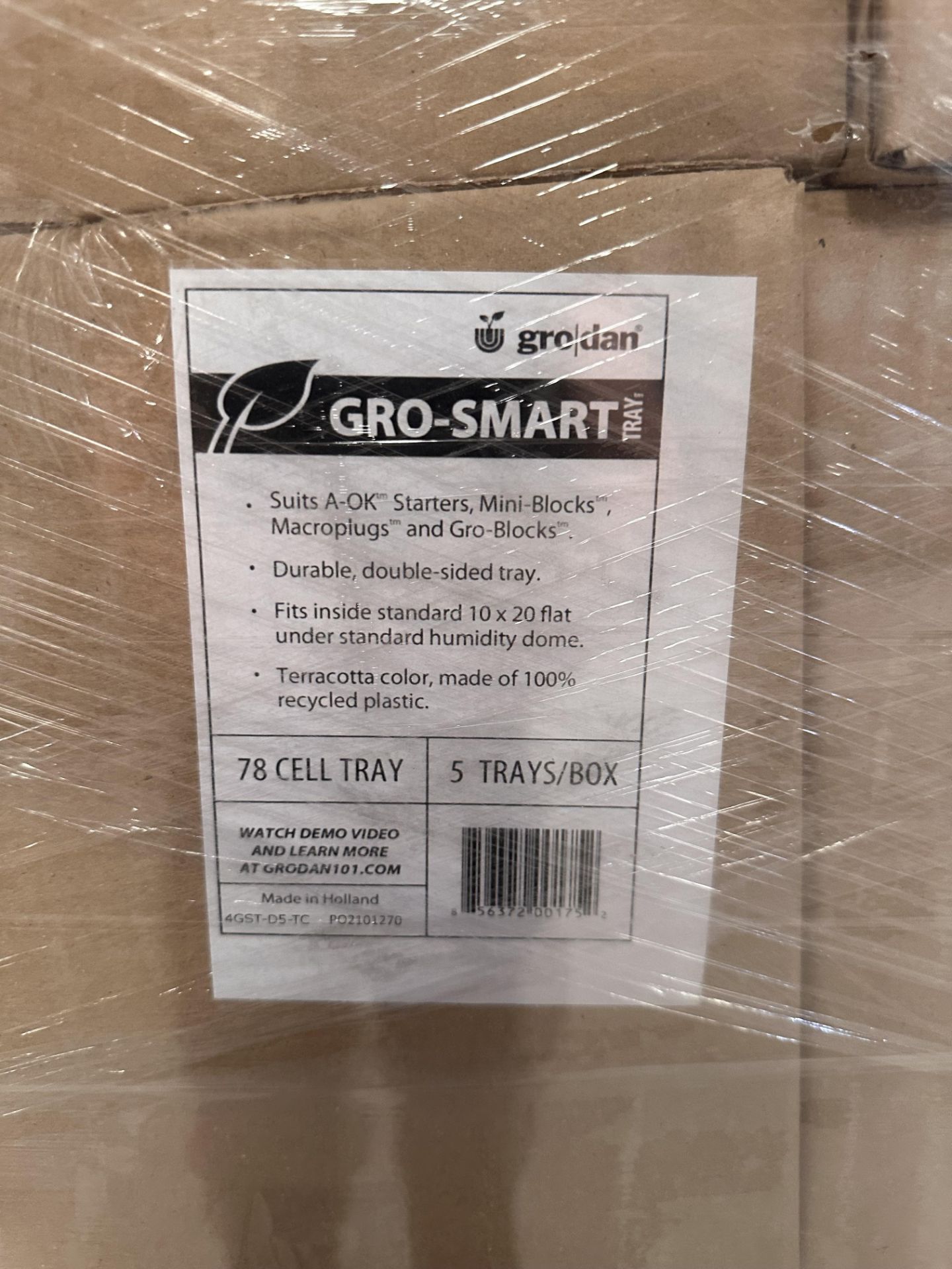 (Located in Snowflake, AZ) Grodan Gro-Smart Trays, 78 Cell Slide for 1.5" Starters, Qty 1 Pallet - Image 2 of 5