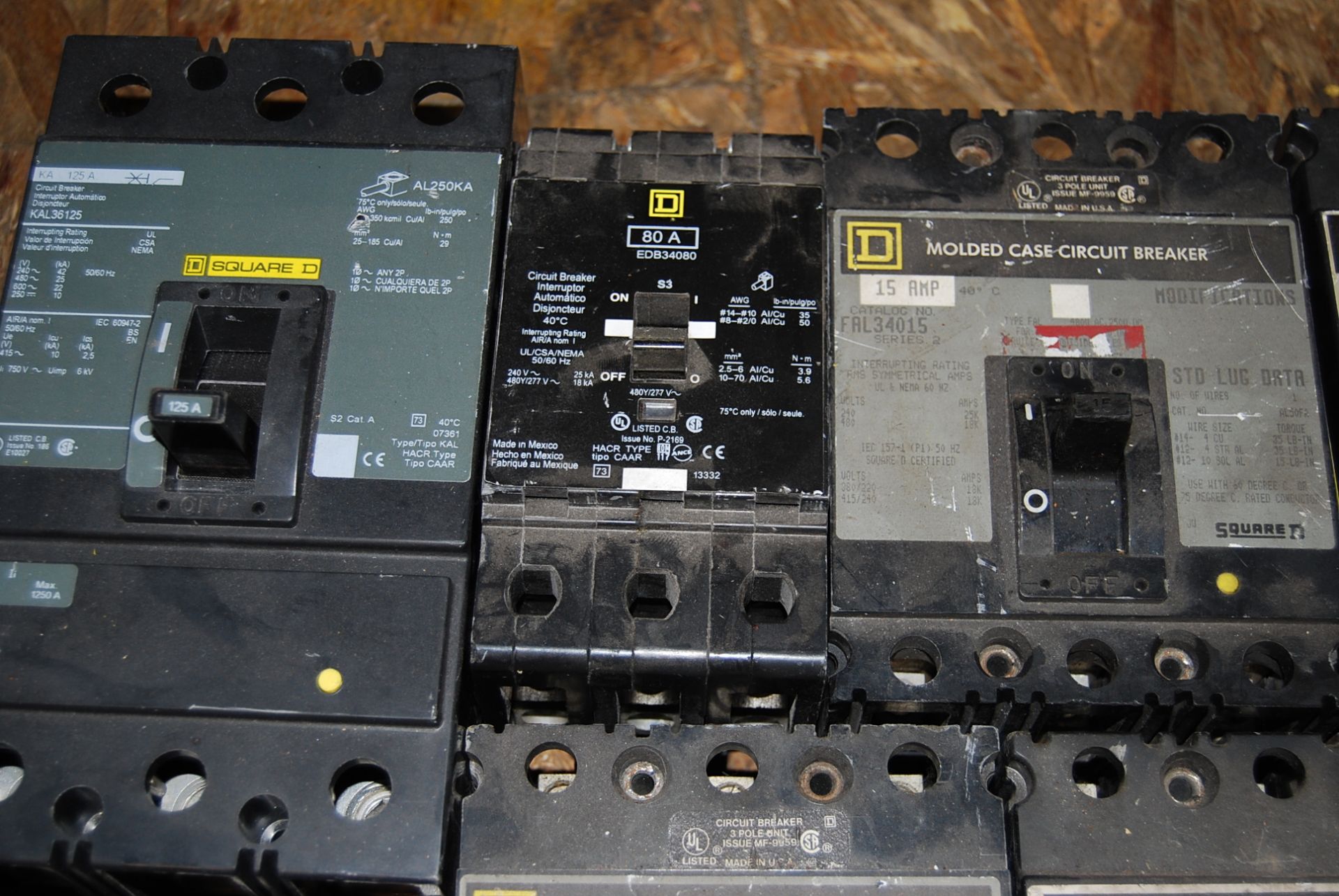 Assorted Circuit Breakers (11) total - Image 3 of 13