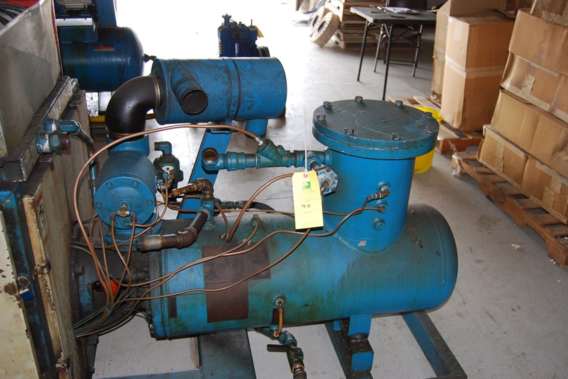 50 HP Quicy Air Compressor, SN: 71742QMAJACA31E, 480 volts 3 phase, Foot print: 7'6" x 3'6" x 4'3" t - Image 4 of 9