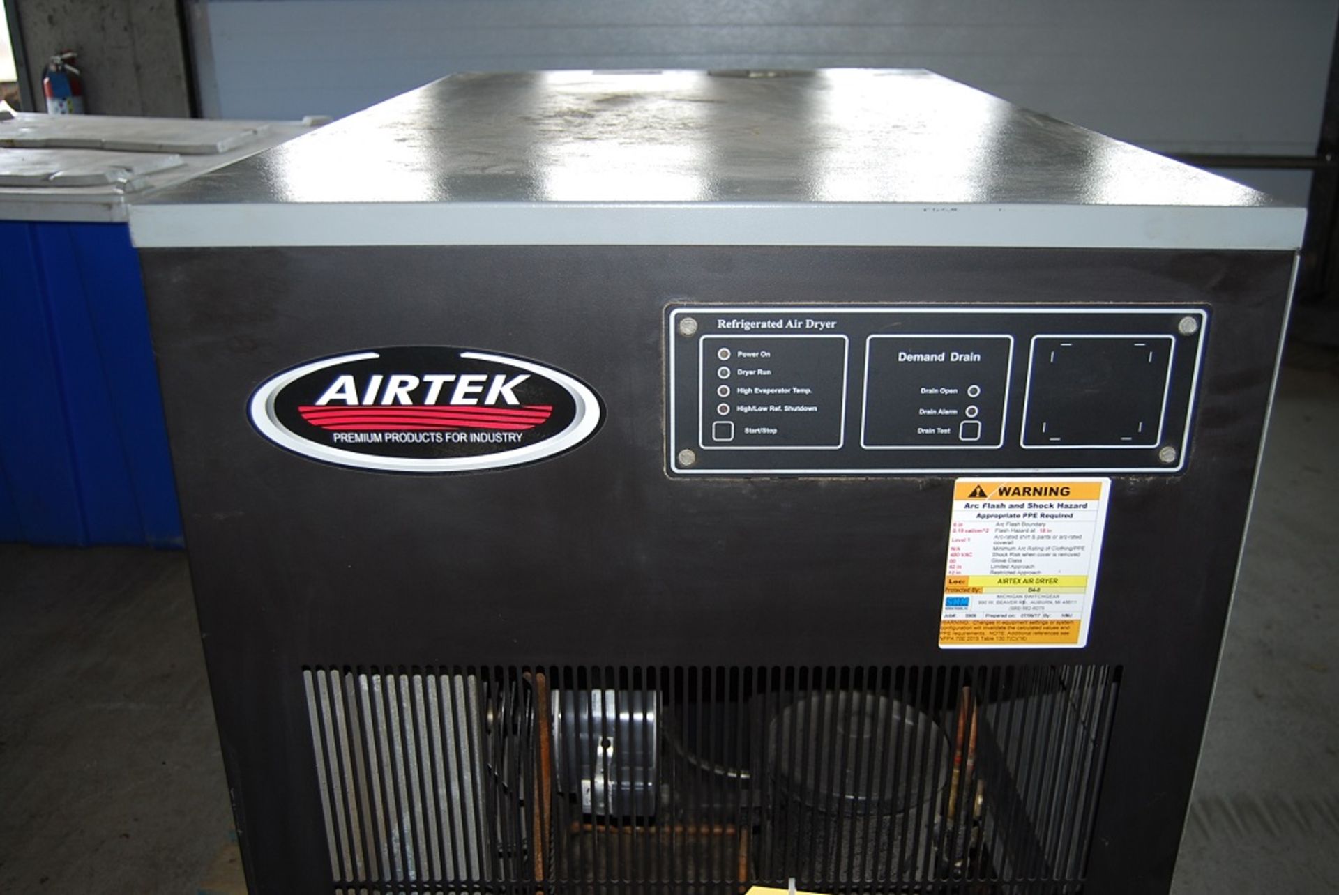 Airtek Air Dryer, Model: DA500, SN: 11C-D010820, 460 volts 3 phase, Foot print: 46" x 28" x 36" , P - Image 8 of 8