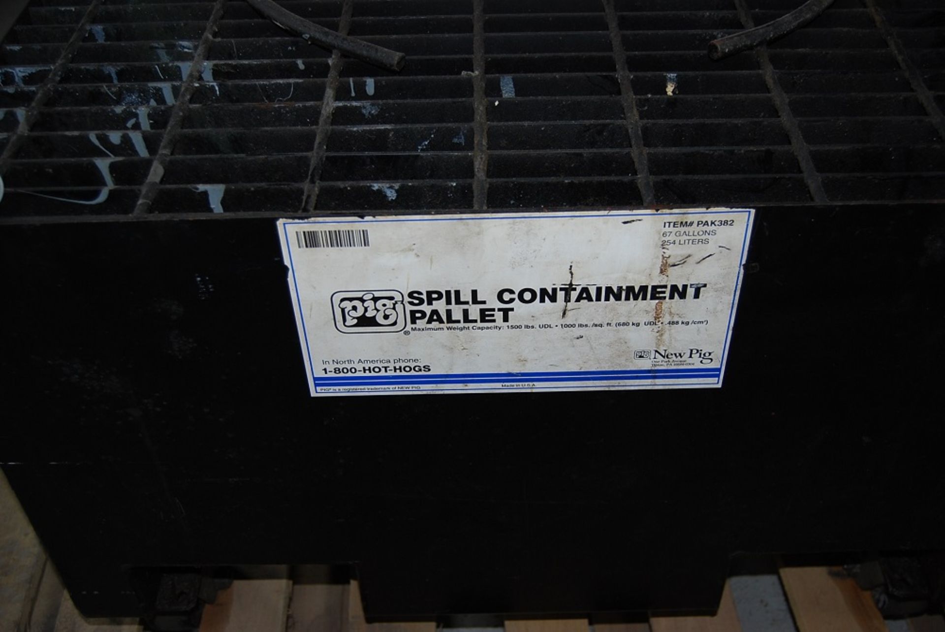 New Pig Spill Containment Pallet, Foot Print: 32.5" x 32.5" x 23" tall on casters - Image 3 of 6
