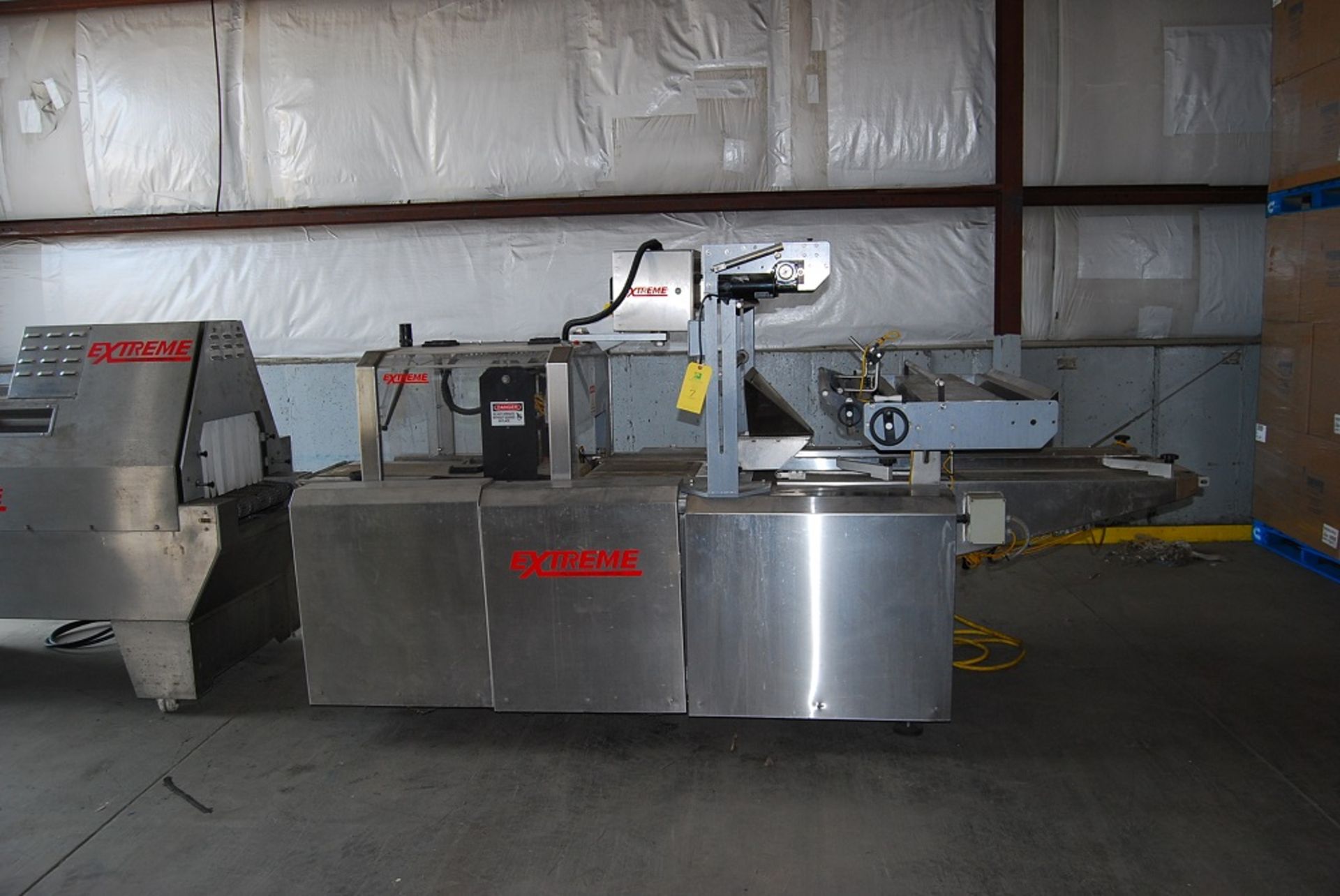 Extreme Packaging Machinery Flow Thru Wrapper, with Heat Tunnel, Model: AL18LS-X-B Rev 000, SN: P-28 - Image 6 of 19