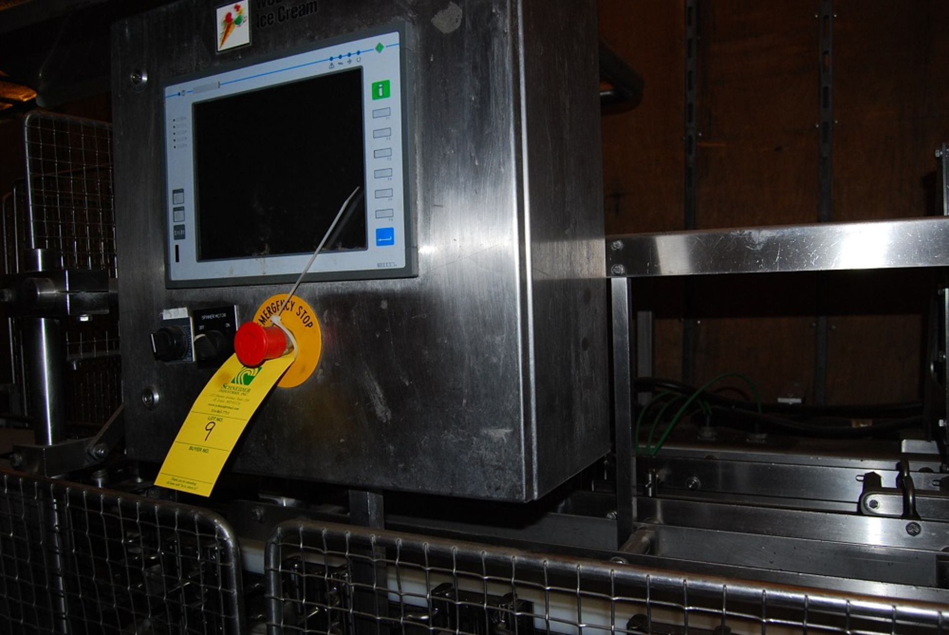 WCB Ice Cream Machine, Type: Cart-O-Fill, No. 406529-04, Year 2001, Set up for Square pints Foot pr - Image 3 of 18