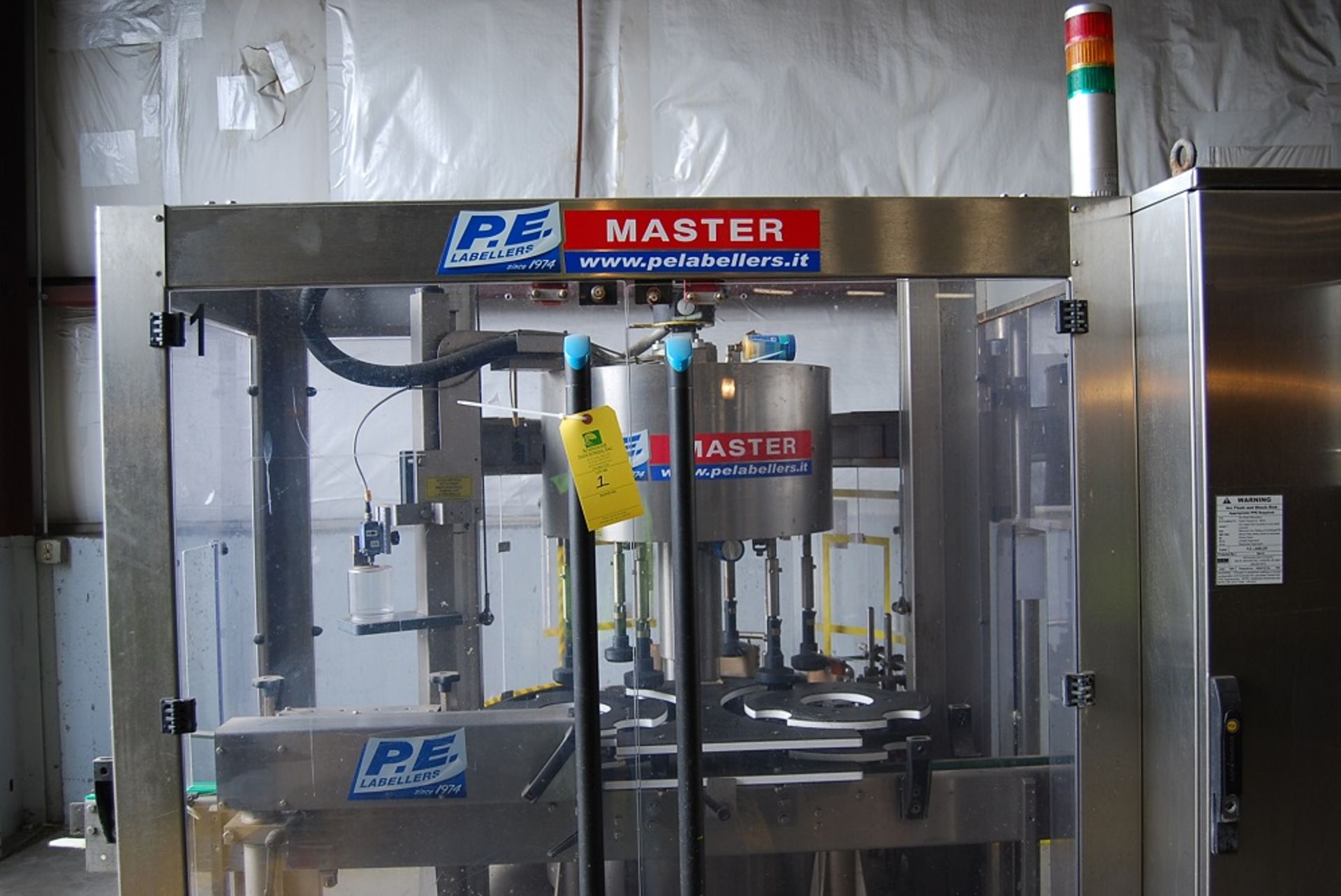 PE Labeler, Model: Master M-S 540/6T/2S-2E. SN: Y271011390 480 Volts, 3 Phase 60 HZ, MFG: 2013 Foot - Image 3 of 25