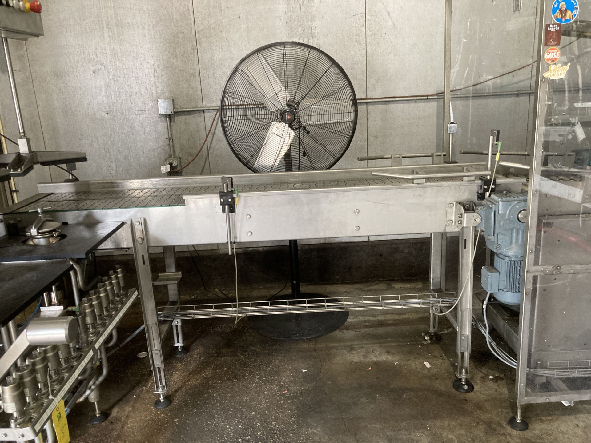 KHS 2 station keg cleaner / filler with roller infeed conveyor with discharge conveyor, and keg - Image 3 of 9