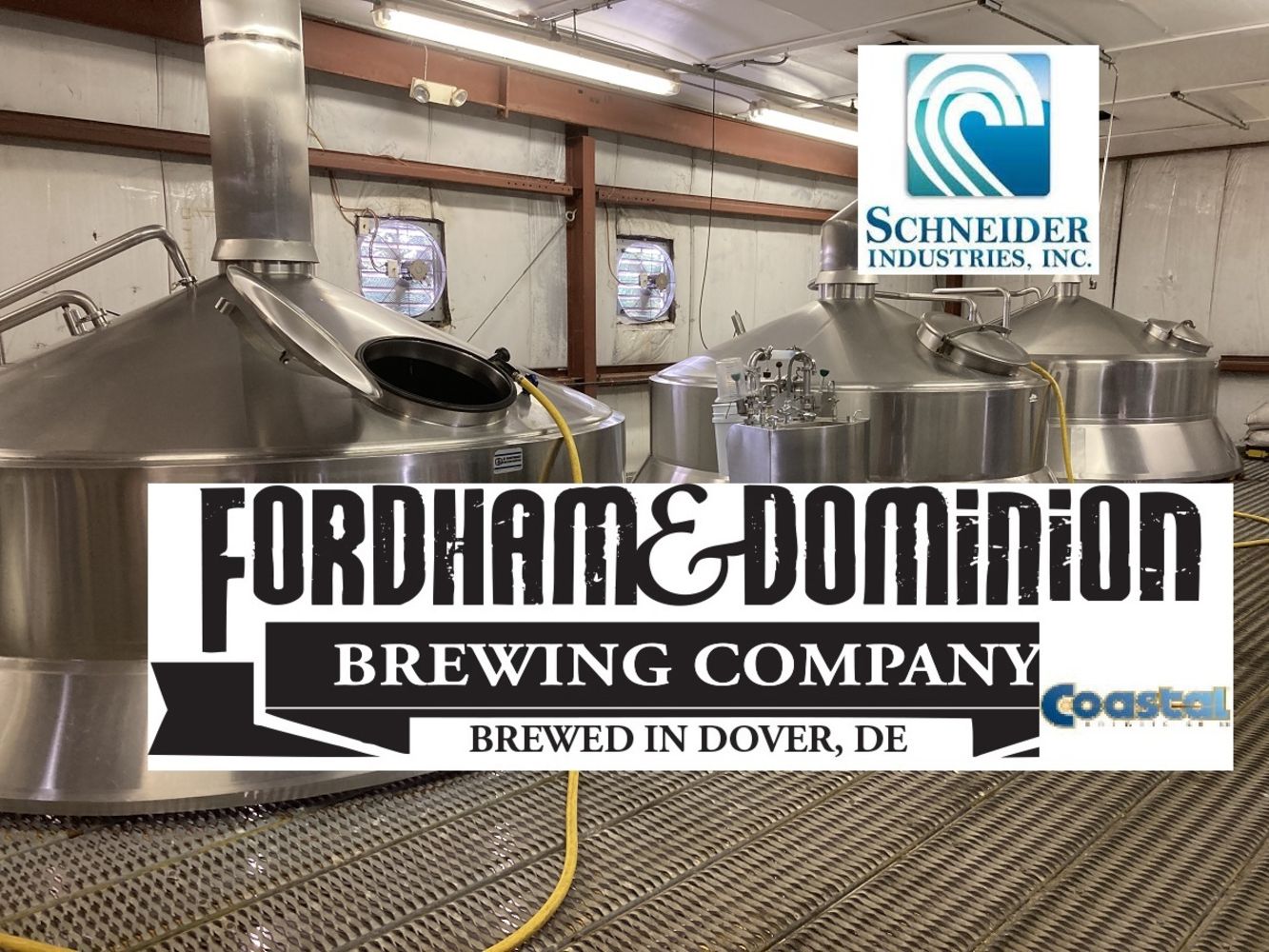 Coastal Brewing Co. - Complete Micro-Brewery - 50 bbl brewhse, 20+ tanks, Slim-Can, Keg, Bot. Lines! - ALL AMERICAN-MADE STAINLESS EQUIP! -