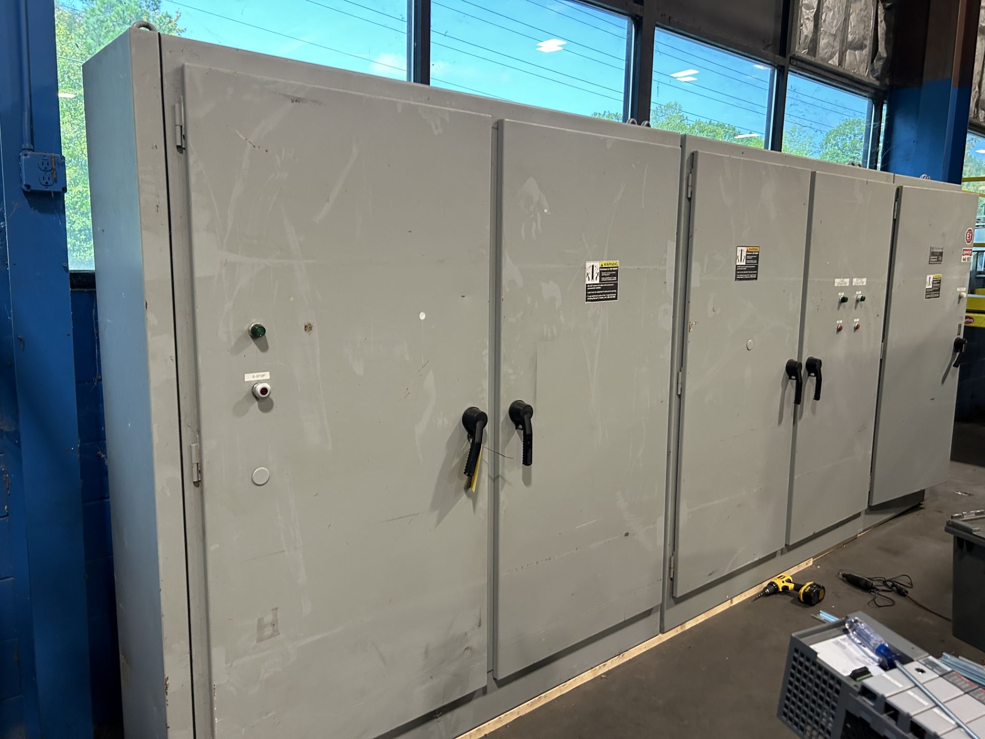 Hoffman Electrical Enclosure, 5 Doors, Approx 17ft. L x 7ft. T, 18'' W - Image 2 of 9