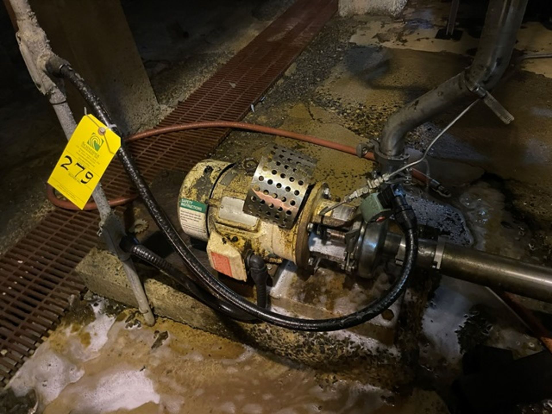 Reliance 5 HP Motor & APV Pump, Rigging & Loading Fee: $200