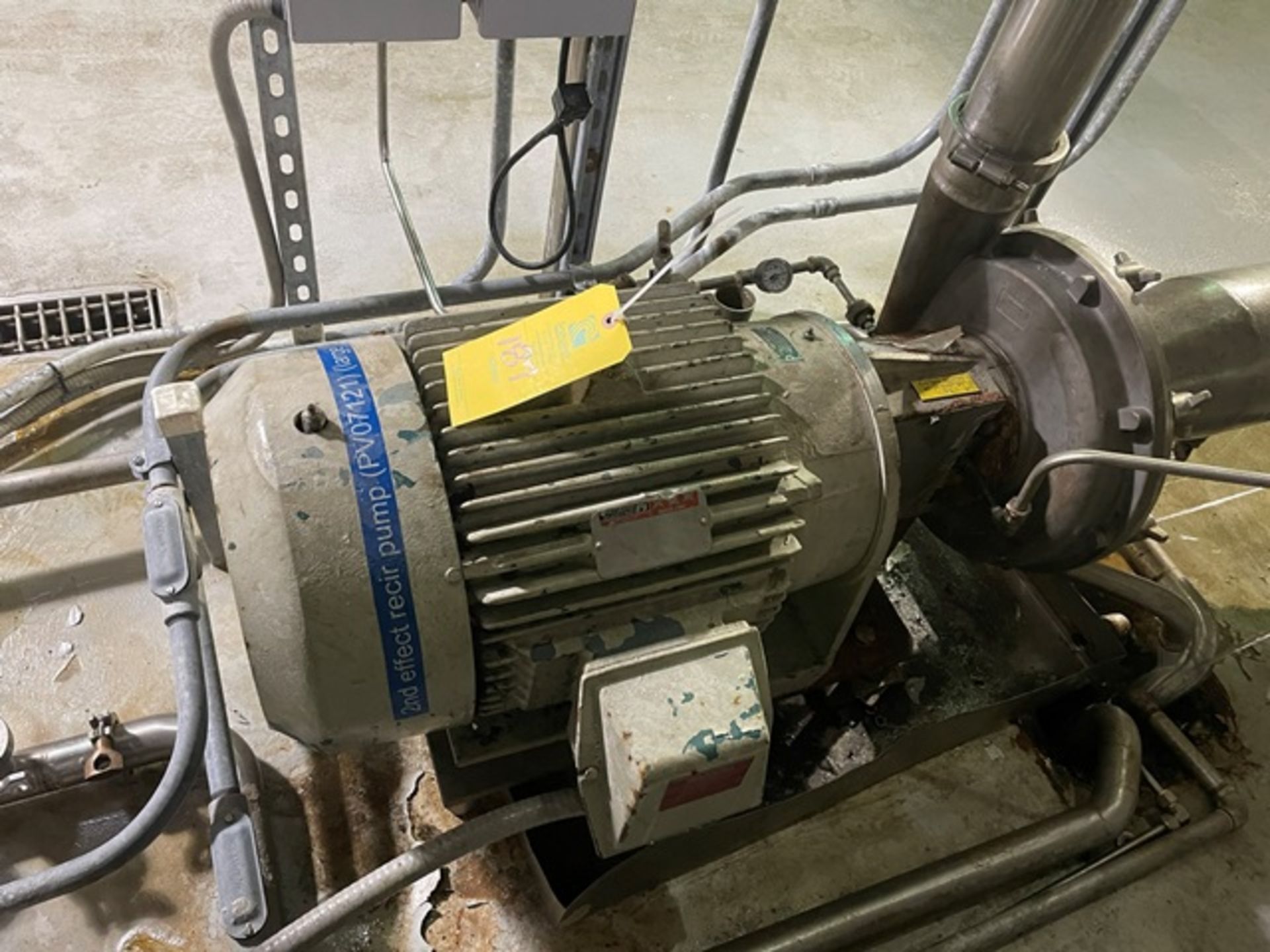 Reliance Believed 20 HP Motor & Pump, Rigging & Loading Fee: $150