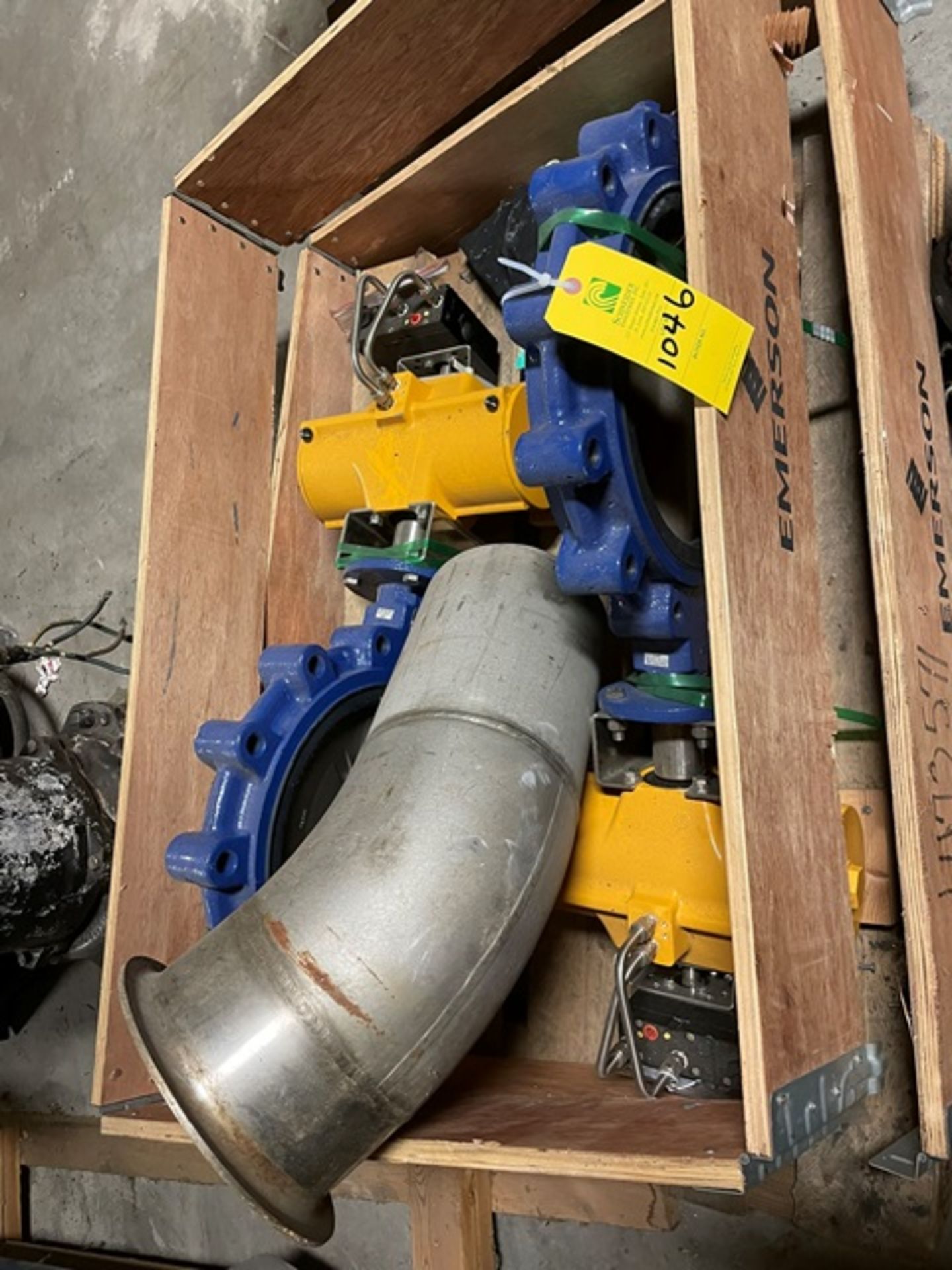 Plant Support Consisting of Qty. (2) Gate Valves, 12' Dia. w/Hytork Actuator, Rigging & Loading Fee: