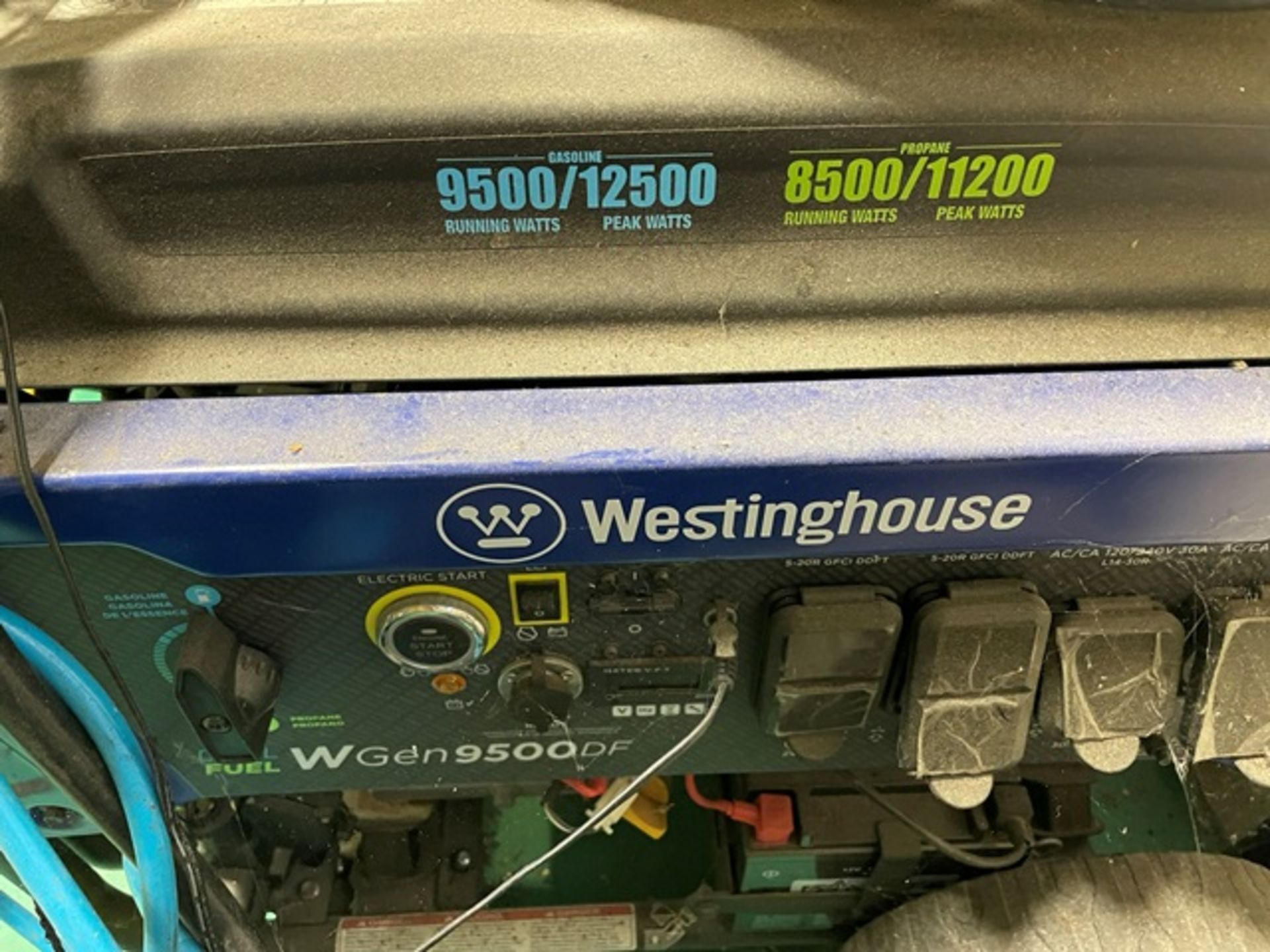 Westinghouse Gen 9500DF Gasoline Generator, Rigging & Loading Fee: $125 - Image 2 of 2