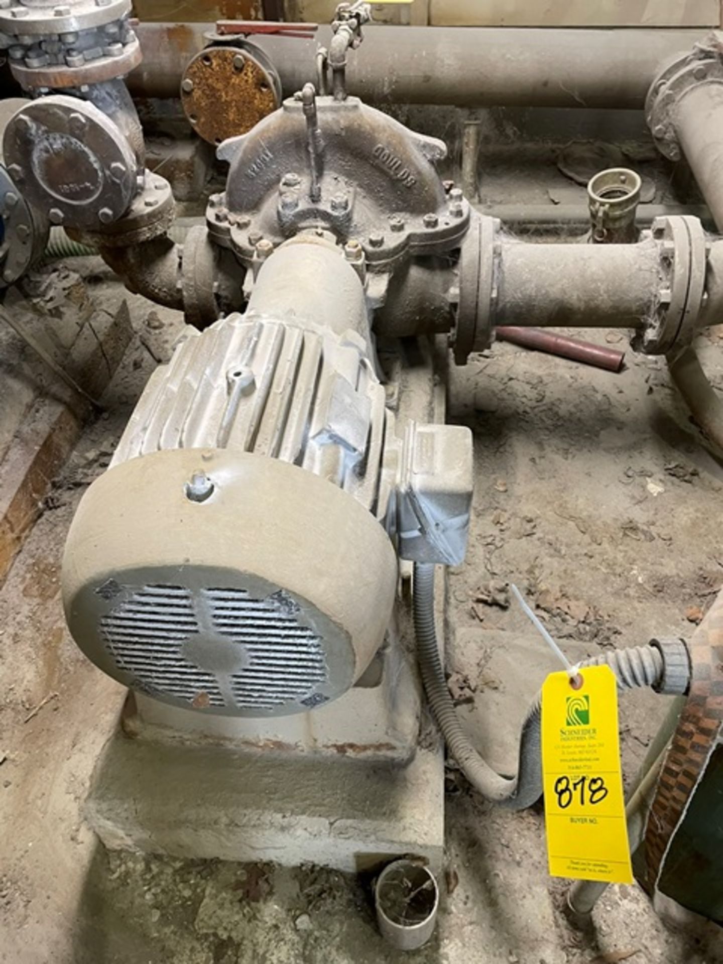 Reliance 25 HP Motor & Goulds Pump., Rigging & Loading Fee: $300