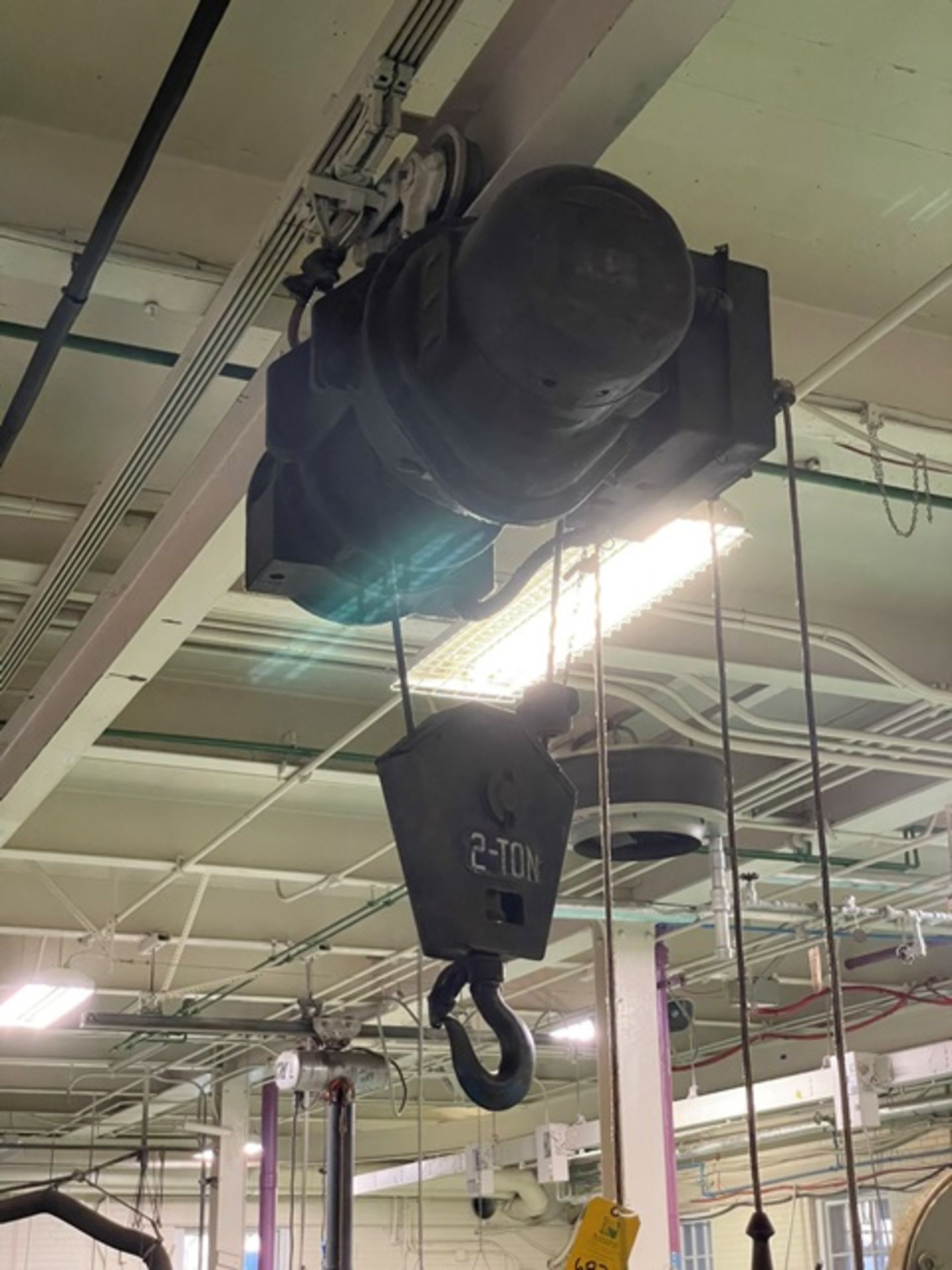Electric Cable Hoist, Rated 2-Ton