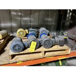 Qty. 8 Small Motors, 1HP and below, Rigging & Loading Fee: $100