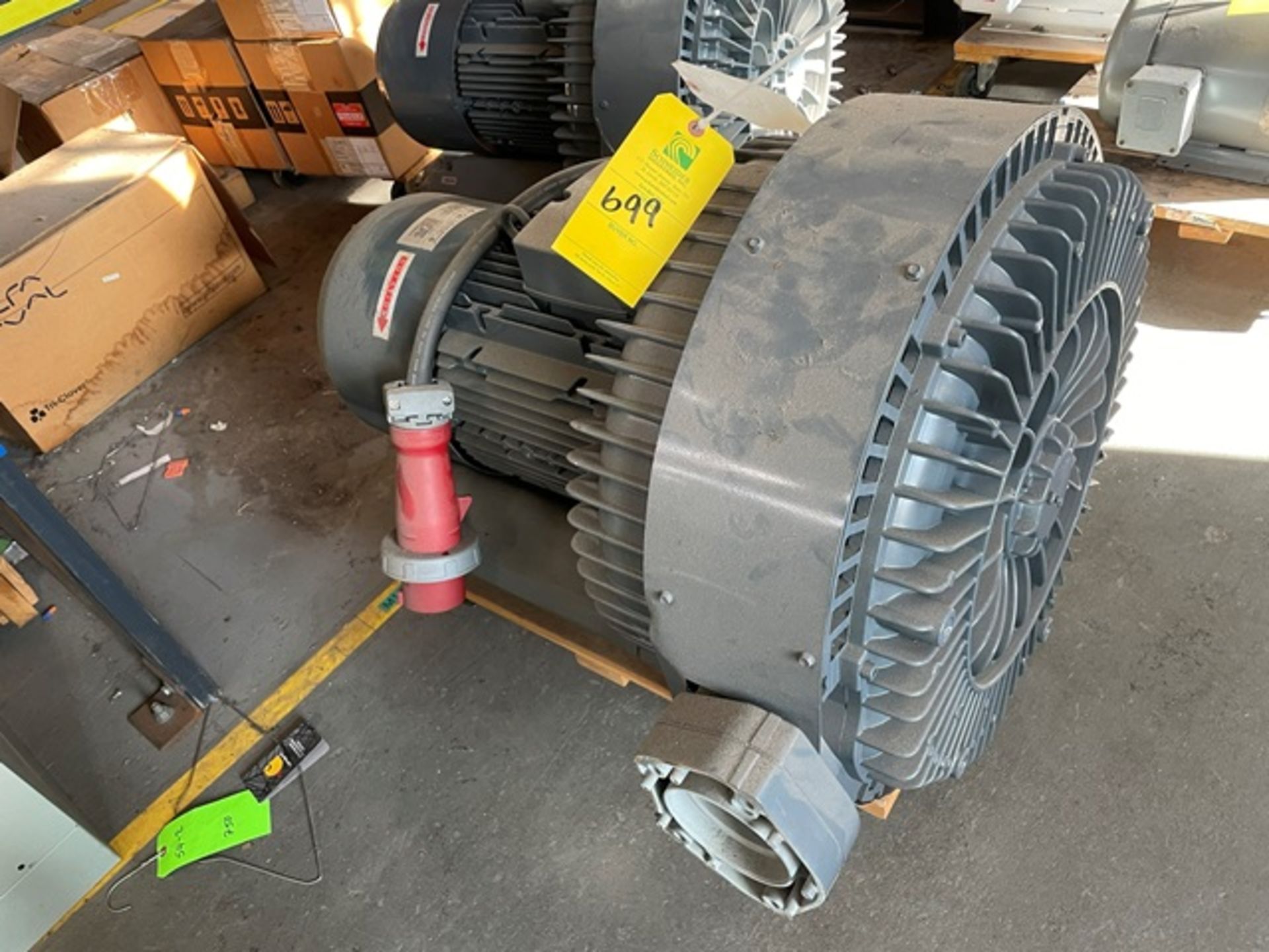 Republic Blower Systems HRP-1502 Emerson 30 HP Motor/Blower, Rigging & Loading Fee: $125