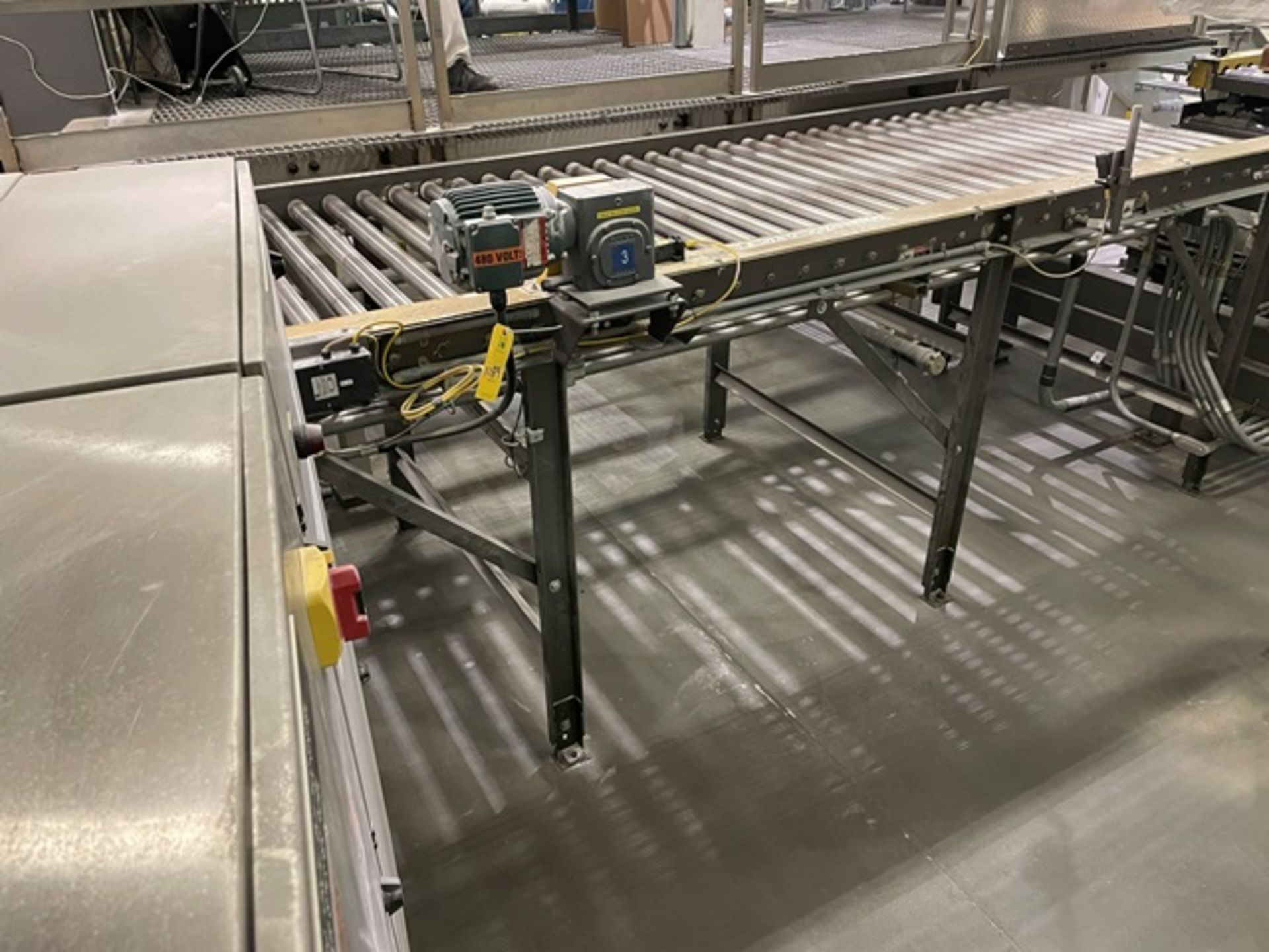 Motorized Roller Conveyor, Approx. 16' Length - Image 3 of 3