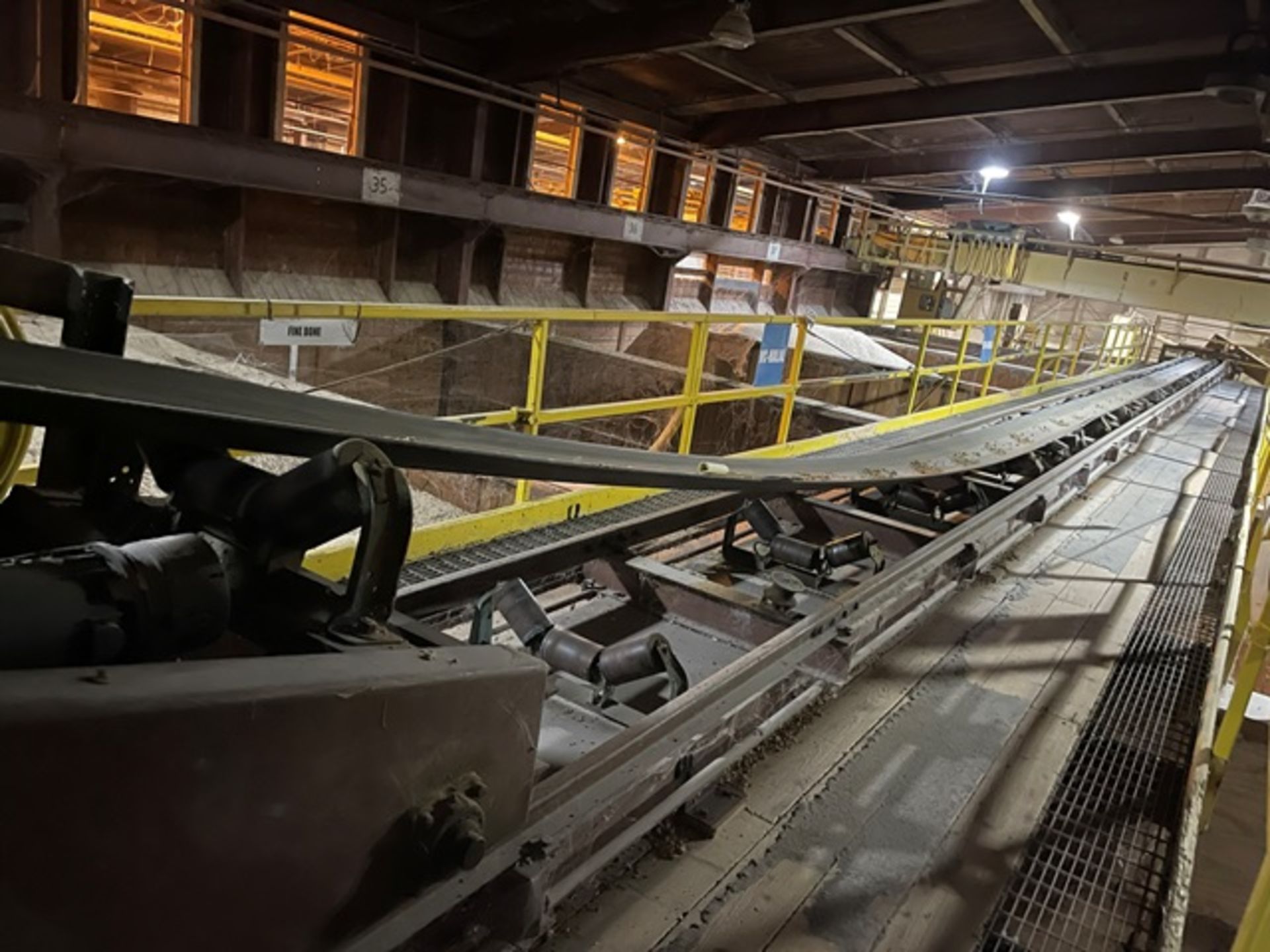 Motorized Belt Conveyor, Approx. 250' Length., Rigging & Loading Fee: $14000 - Image 2 of 3