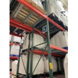 Qty. (11) Sections Pallet Racking, 18' Ht., Wire Shelves, L, Rigging & Loading Fee: $1760