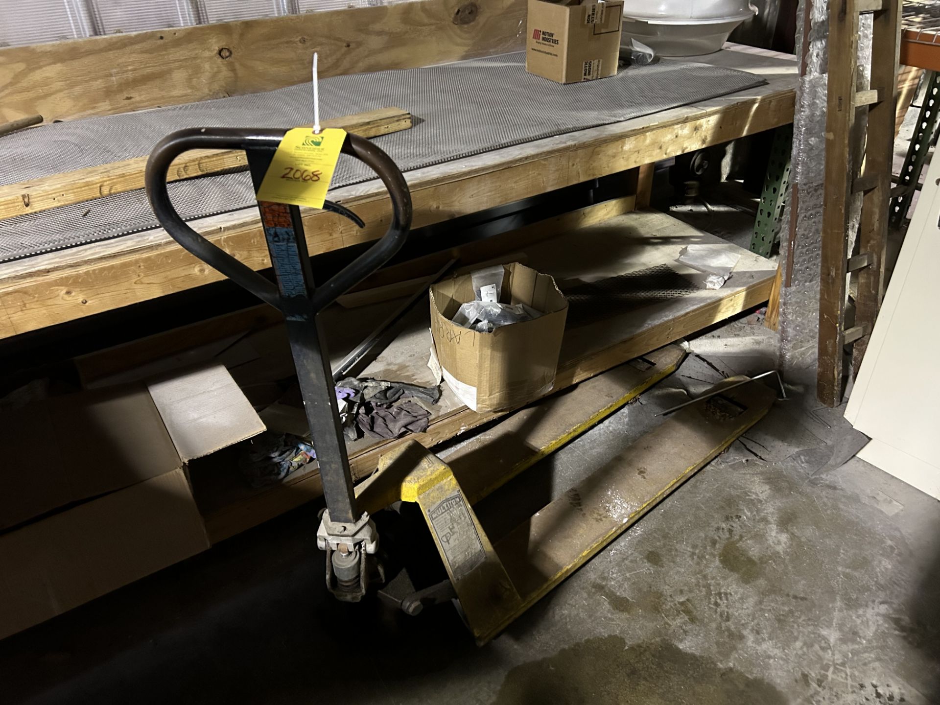 Pallet Jack, Rigging & Loading Fee: $75