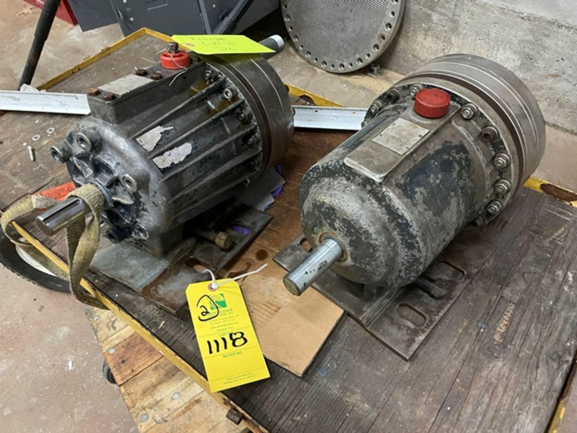 Qty. (2) Pumps, Series H25XFSENNECO, Rigging & Loading Fee: $125