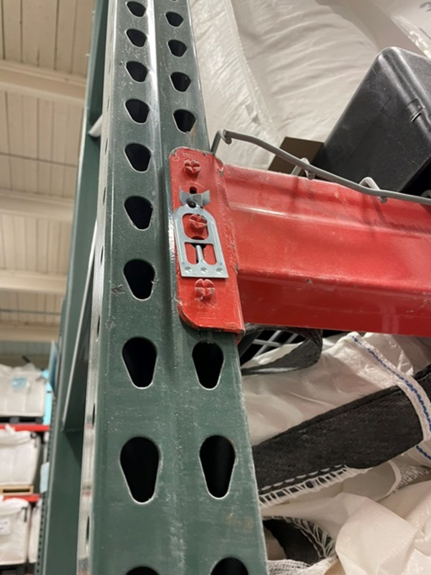 Qty. (10) Sections Pallet Racking, 18' Ht., Wire Shelves, E, Rigging & Loading Fee: $1600 - Image 2 of 2