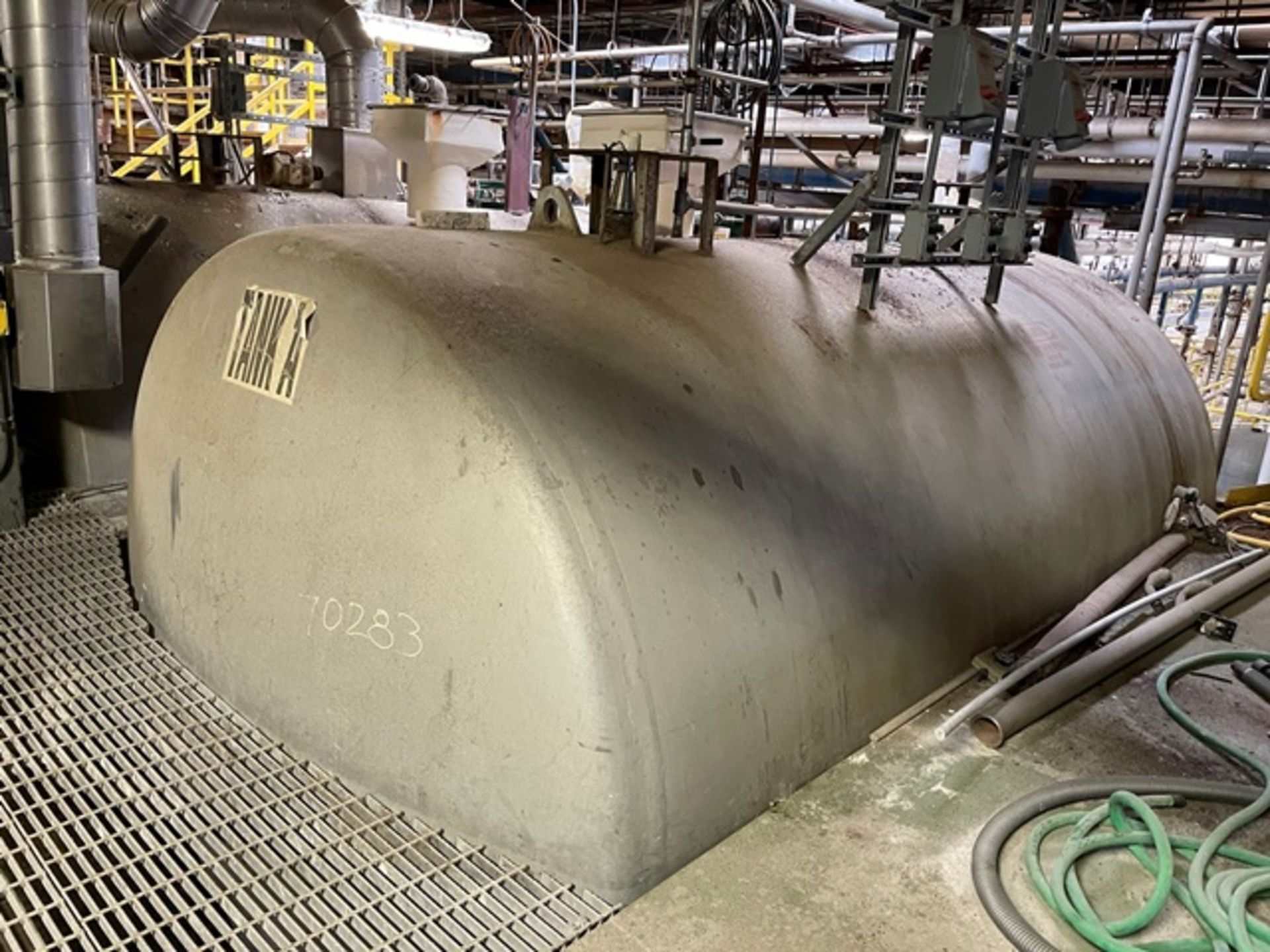 Carbon Steel Tank, 8' Dia. X 13' Length, Tank A, Rigging & Loading Fee: $2600 - Image 2 of 2