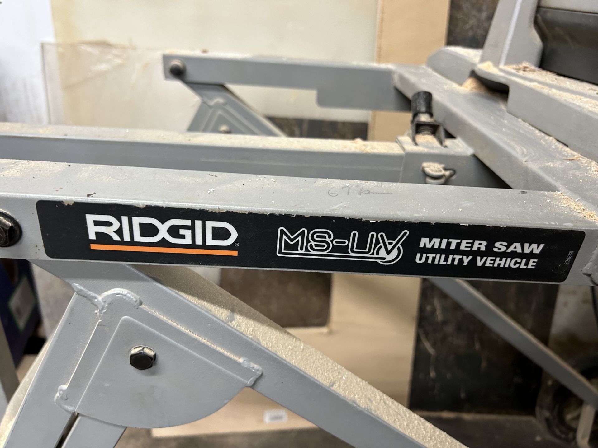 Rigid MS-UV Miter Saw, Model #MS1290LZ, S/N #U051180155 - Image 4 of 6