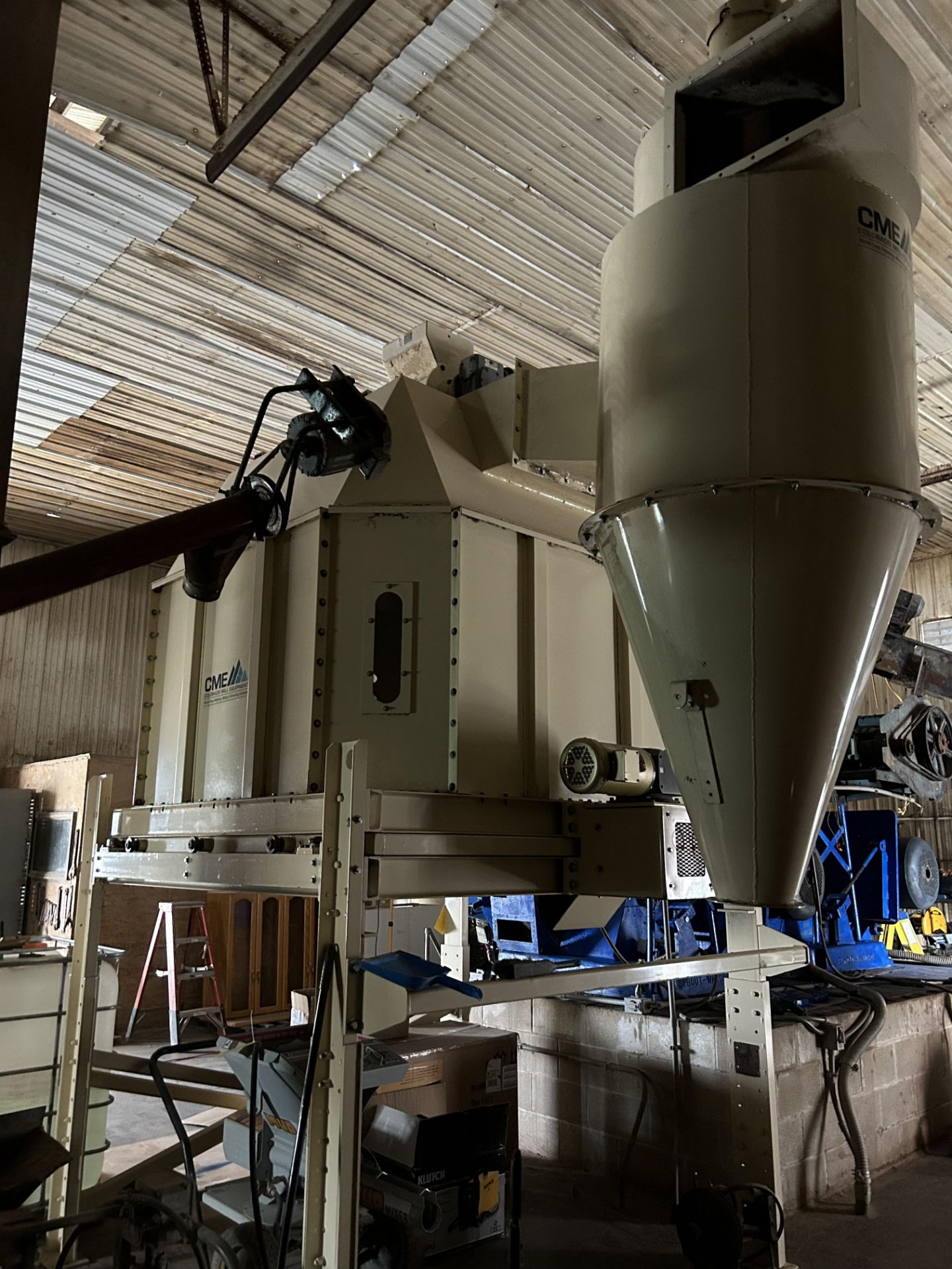 Colorado Mill Equipment Pellet Dryer, Model #CF-10, S/N #18CF10H73, Includes Cyclone Bin - Image 6 of 8