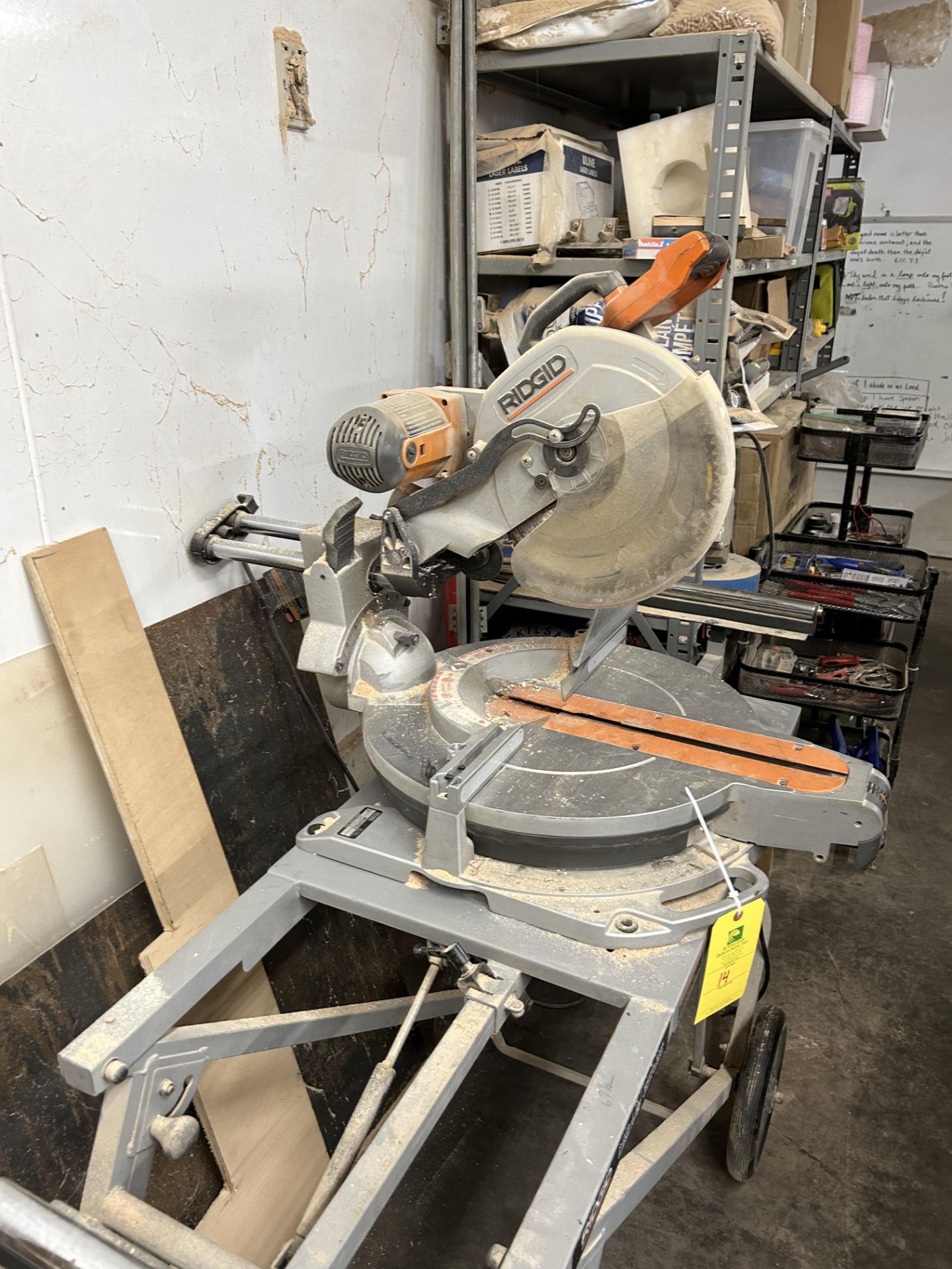 Rigid MS-UV Miter Saw, Model #MS1290LZ, S/N #U051180155 - Image 6 of 6