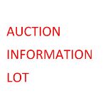 Information Lot: Pickup & Rigging information to be added soon. (Do not bid on this lot)