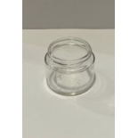 (Located in Moreno Valley, CA) Flush V2 Jar Glass Base : 2oz Round (48/400) : Clear, Qty 720
