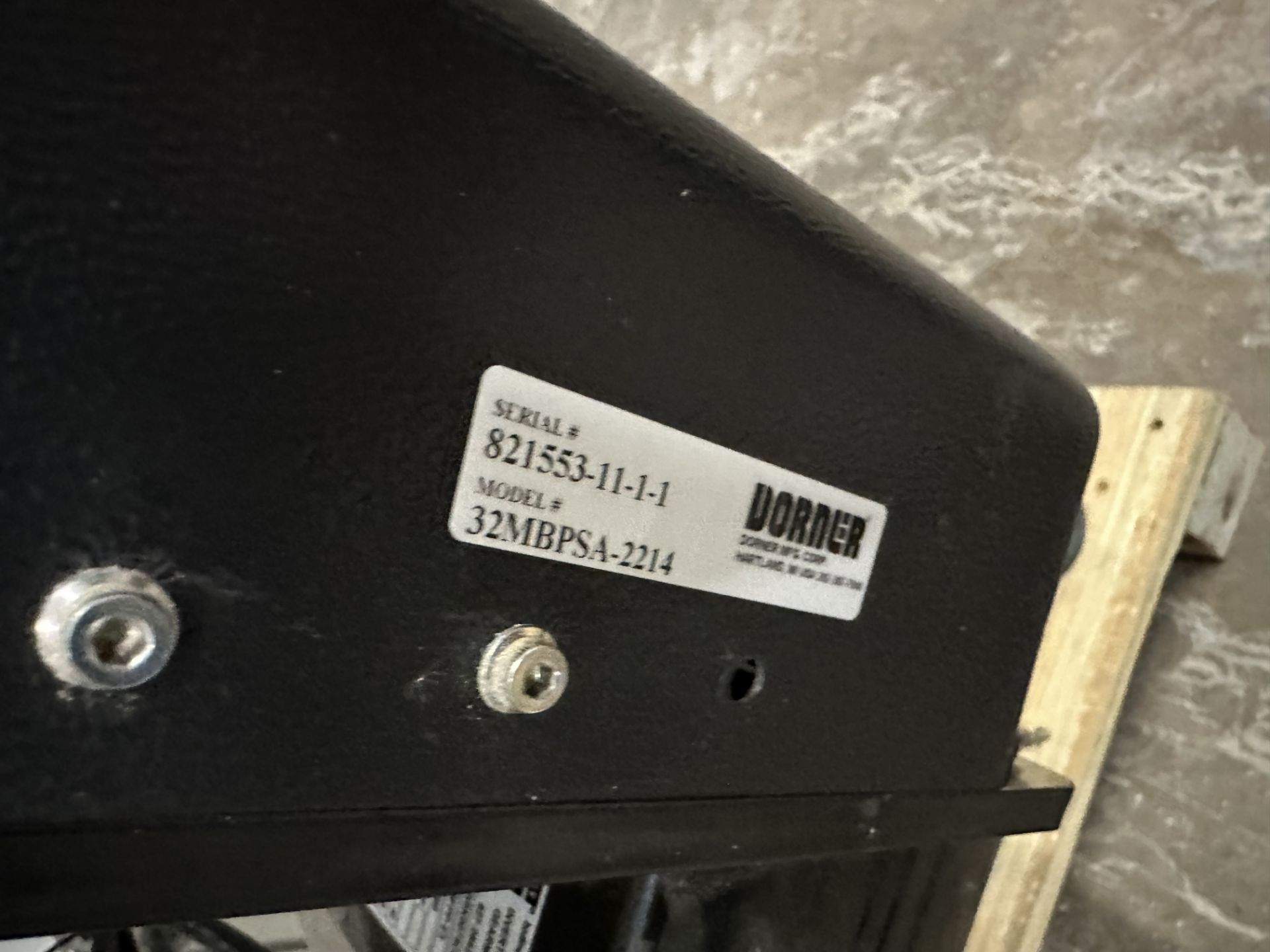 (Located in Quincy, FL) Dorner Conveyor, Model# 32EDM04-1400100A010101, Serial# 821553-10-1-1 - Image 4 of 5