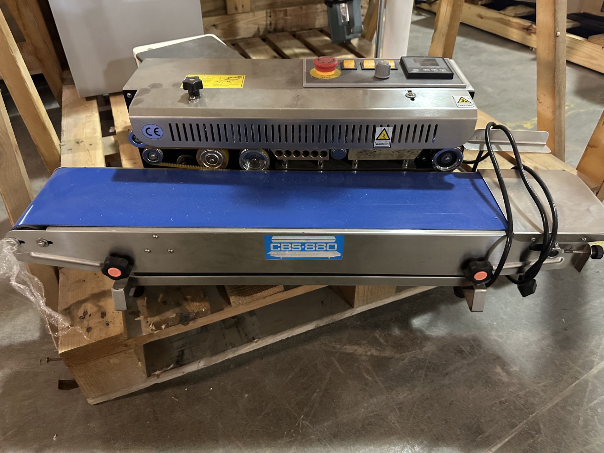 (Located in Quincy, FL) Continuous Band Sealer, Model# CBS-880, Serial# 1111120105615, 110V; Bag - Image 8 of 10