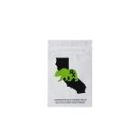 (Located in Moreno Valley, CA) 1g California Stamp Barrier Bags White/Clear, Qty 15,000